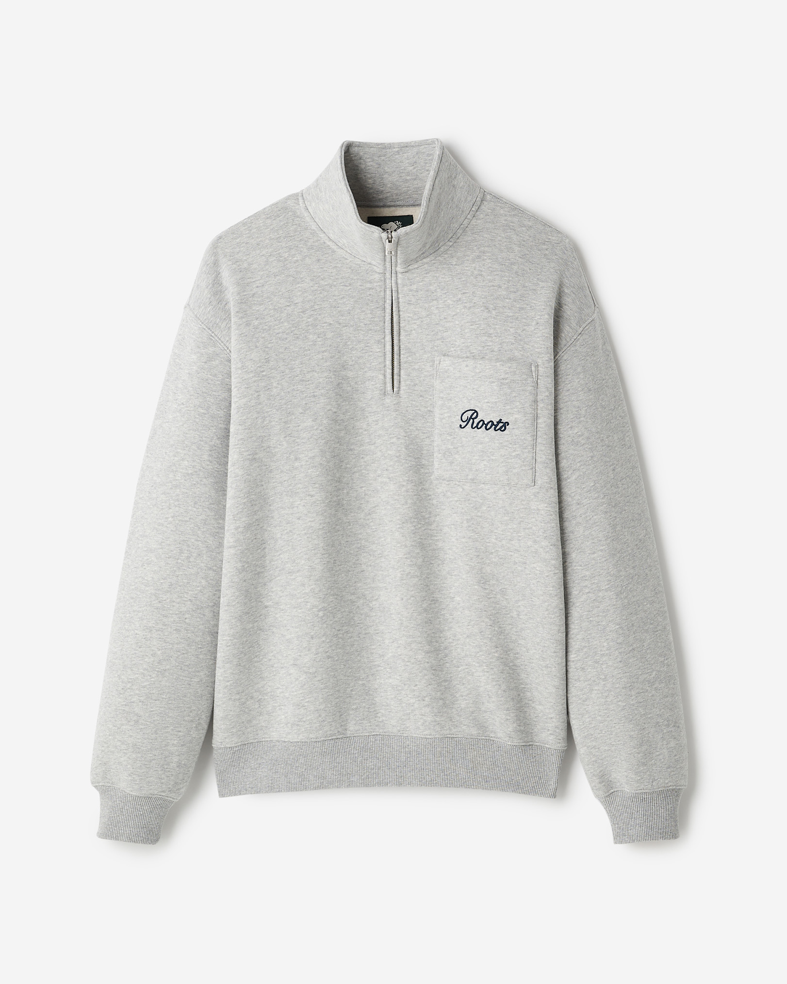 Athletics Department Quarter Zip - Medium Heather Grey