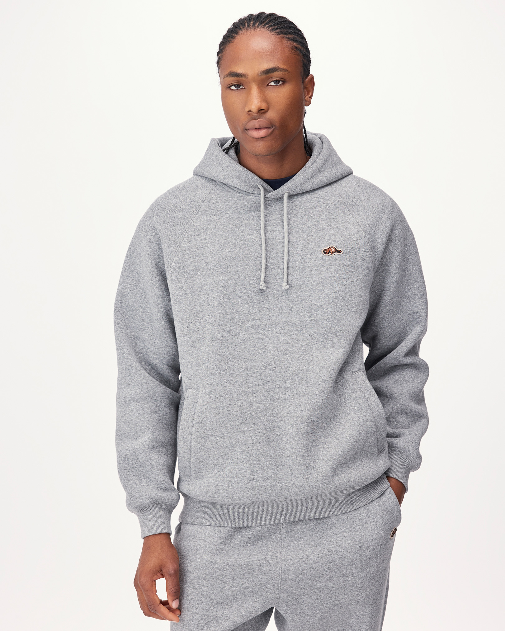 Beavermark Hoodie - Salt & Pepper Mix Beavermark Hoodie - Salt & Pepper Mix
