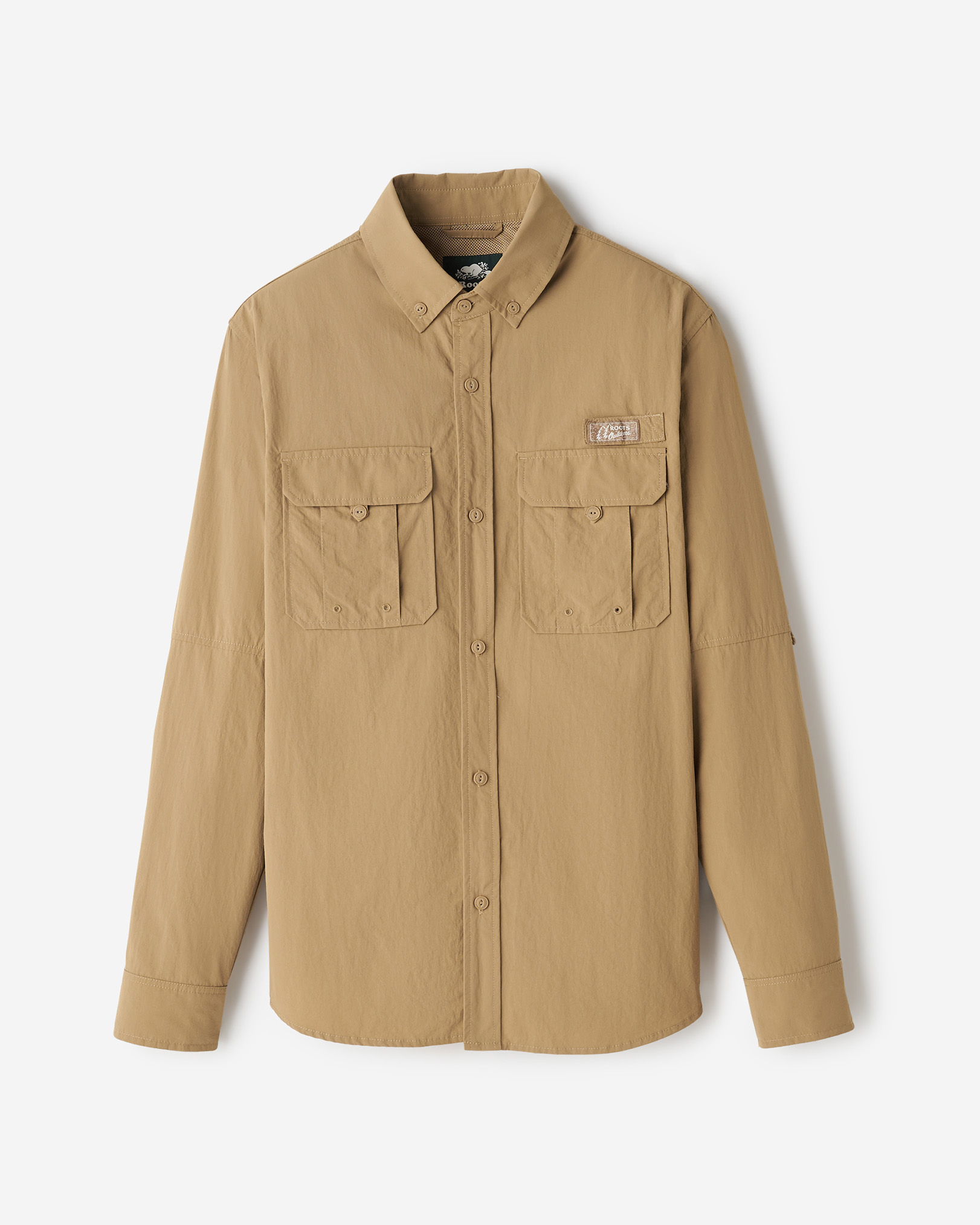 Roots Outdoor Nylon Shirt - Sepia Taupe