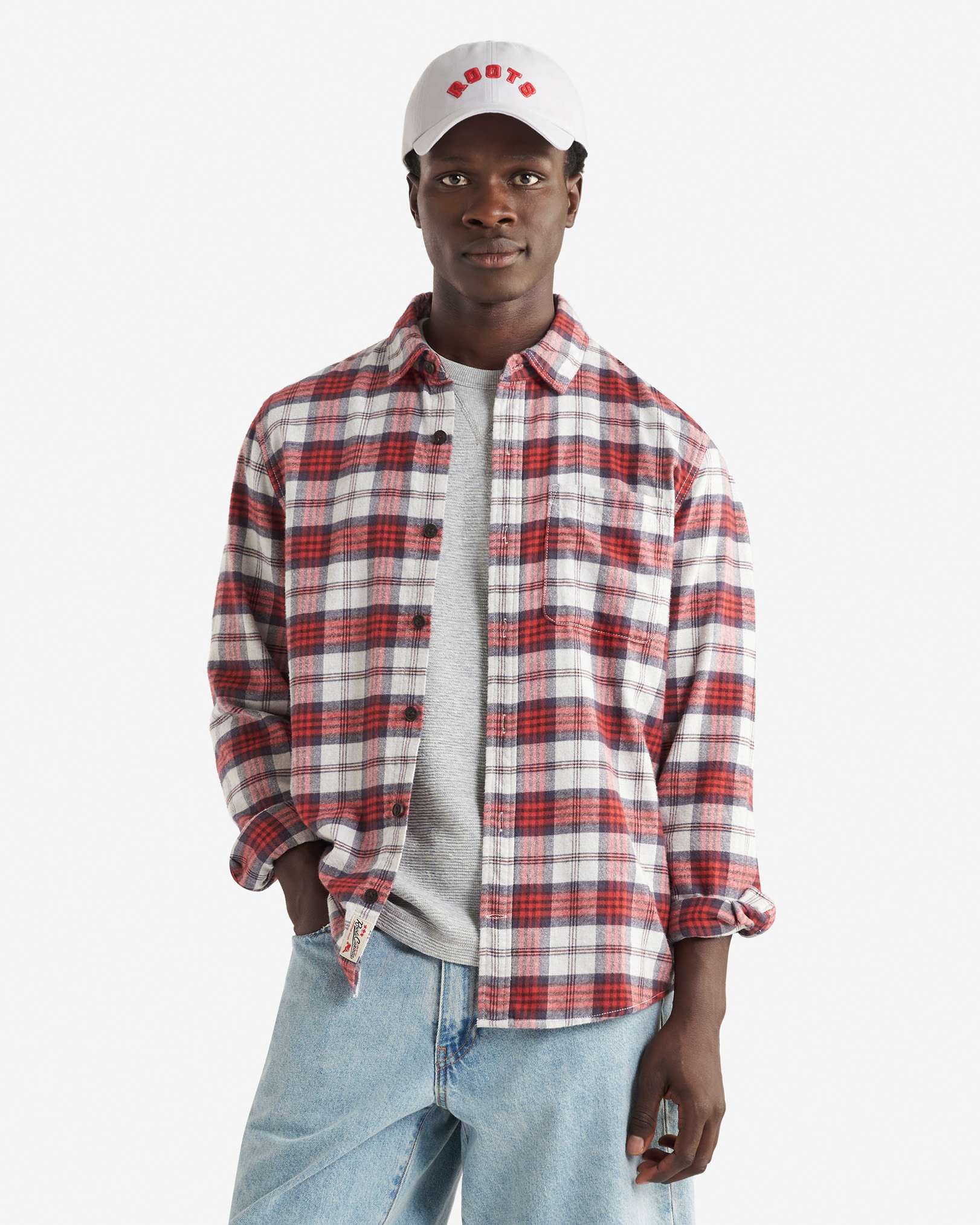 Manning Flannel Shirt - White Mix