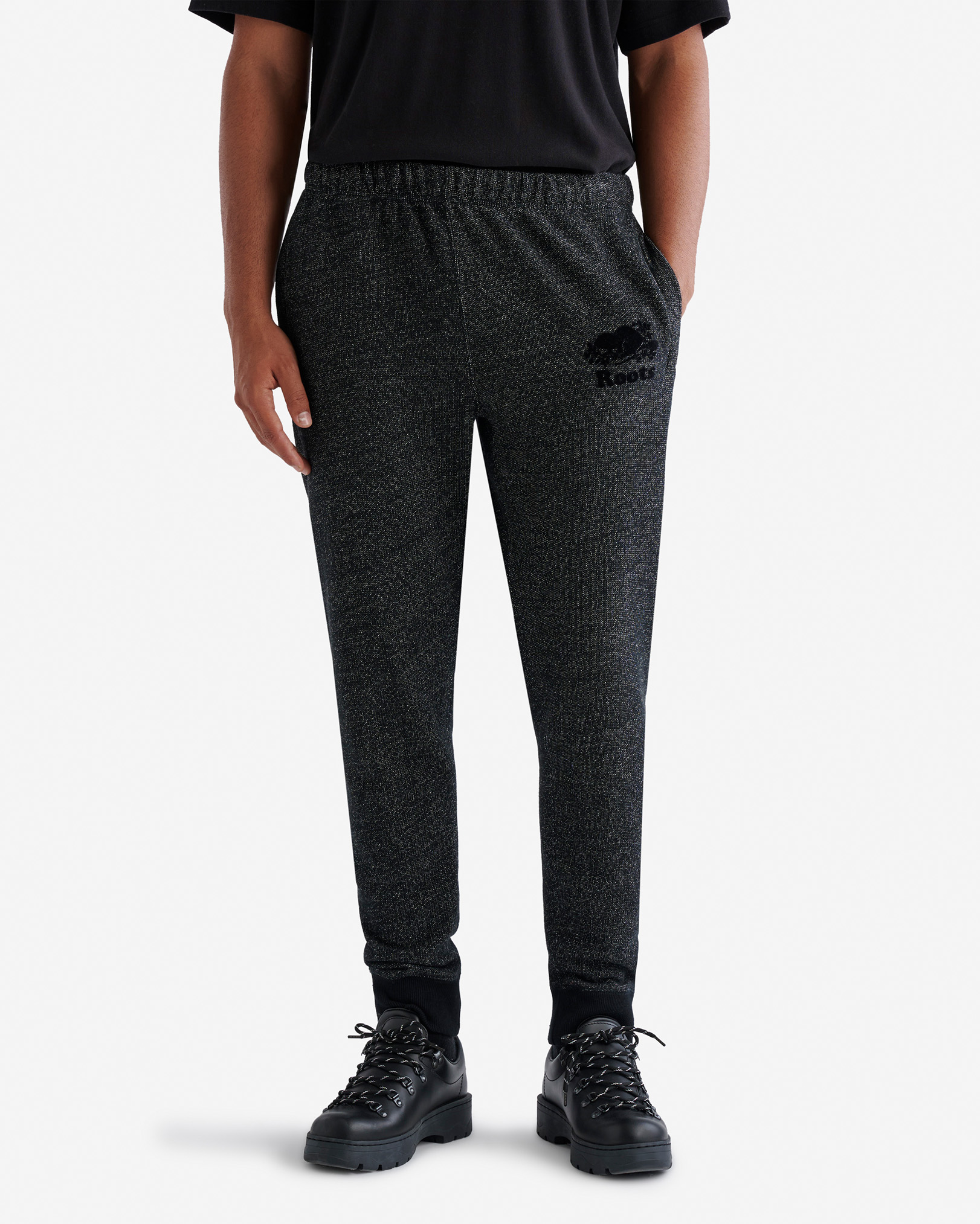 Organic Park Slim Sweatpant - Black Pepper