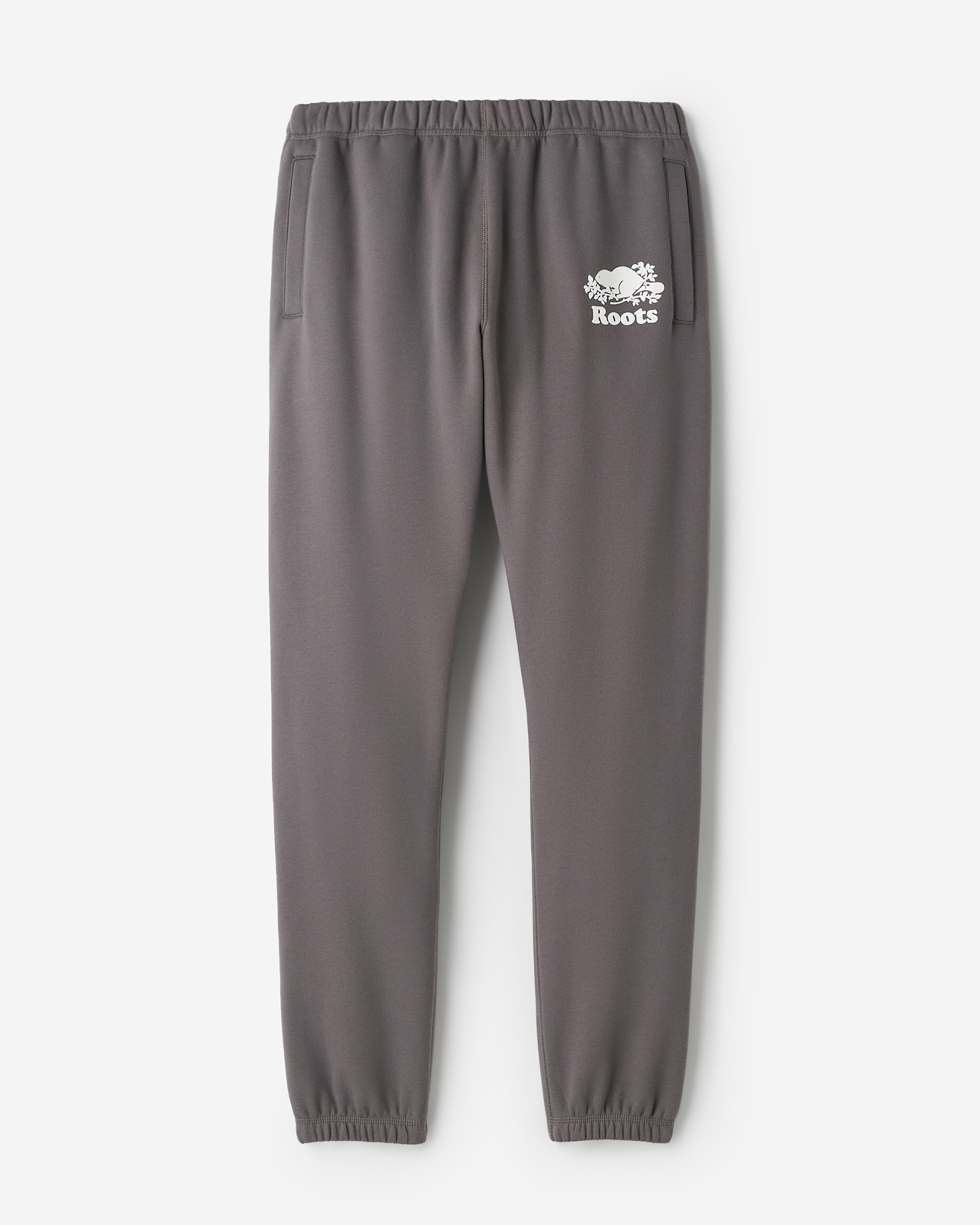 Pantalon original en molleton de coton bio - Gris Falaise