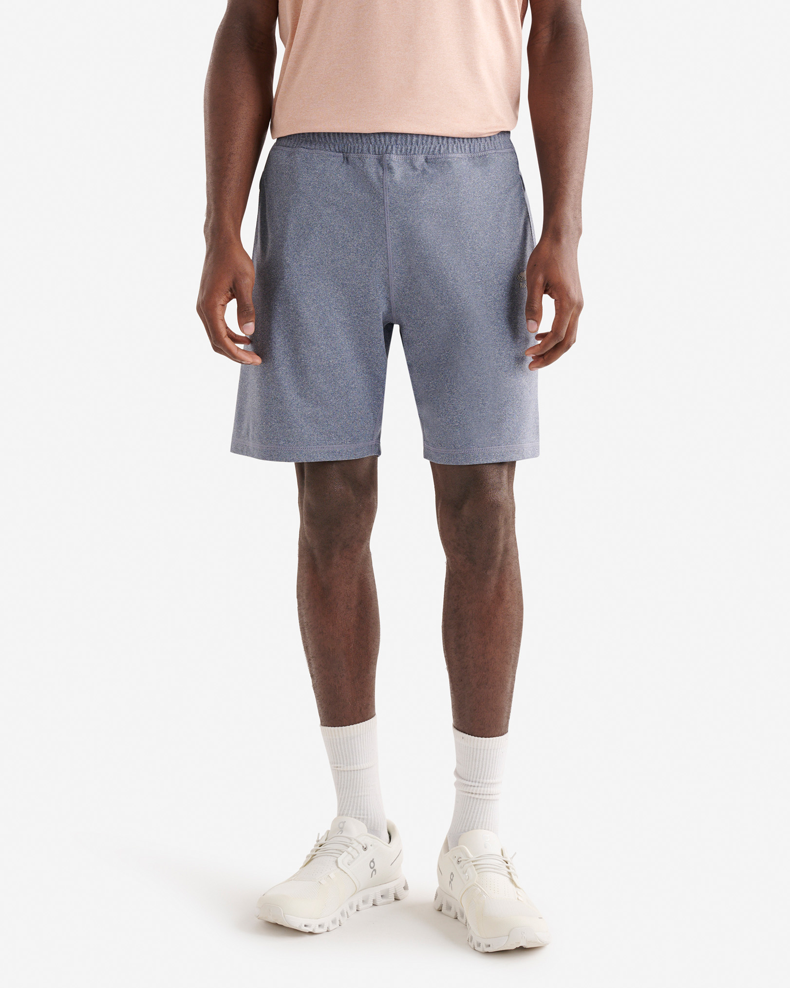 Renew Knit Versatility Short 7 Inch - Navy Blazer Pepper