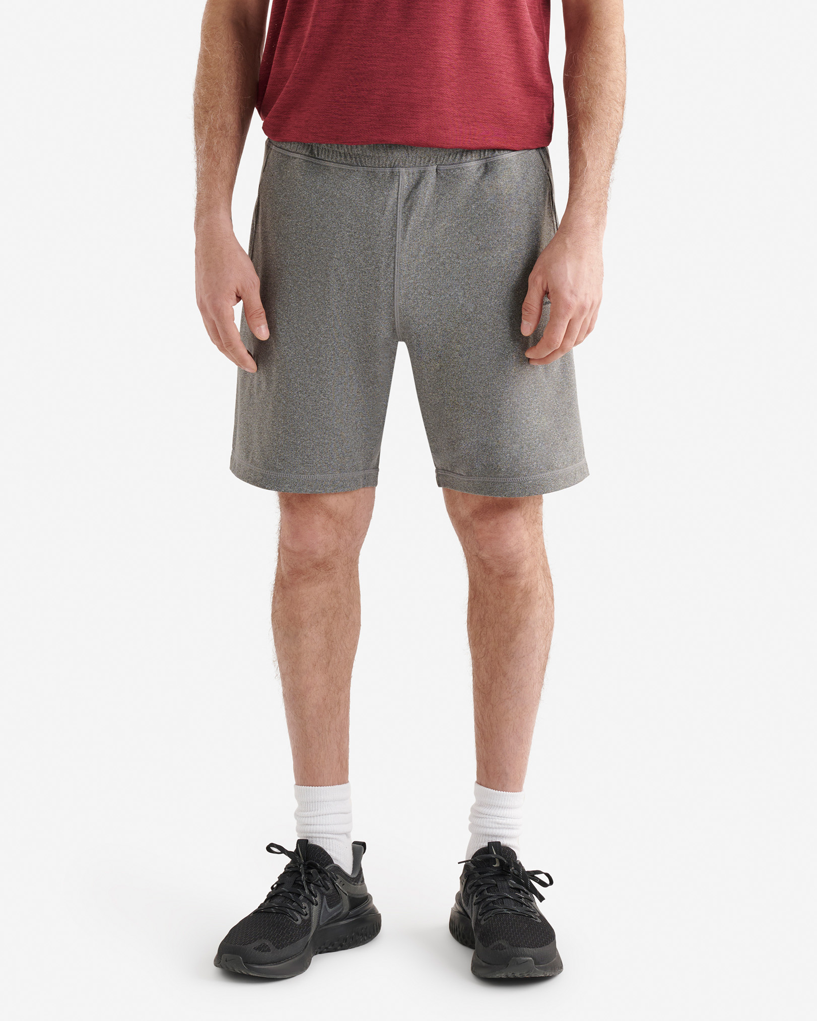 Renew Knit Versatility Short 7 Inch - Charcoal Pepper
