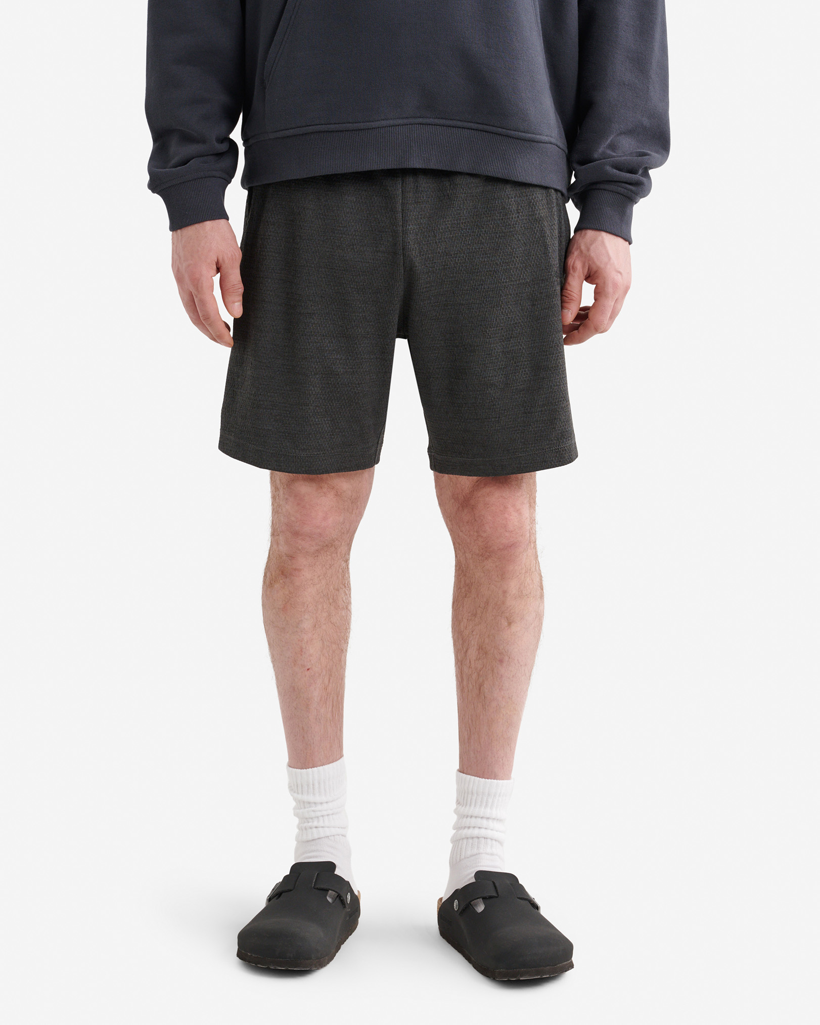 Courtside Mesh Short 7.5 Inch - Black Mix