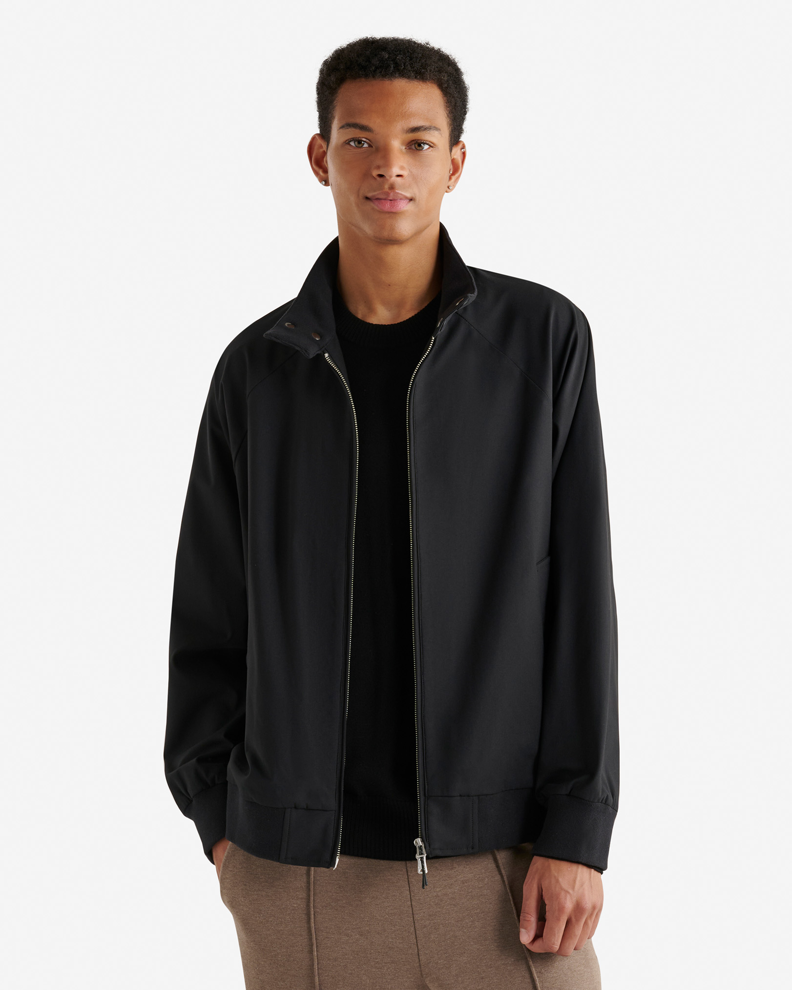Park Tech Harrington Jacket - Black