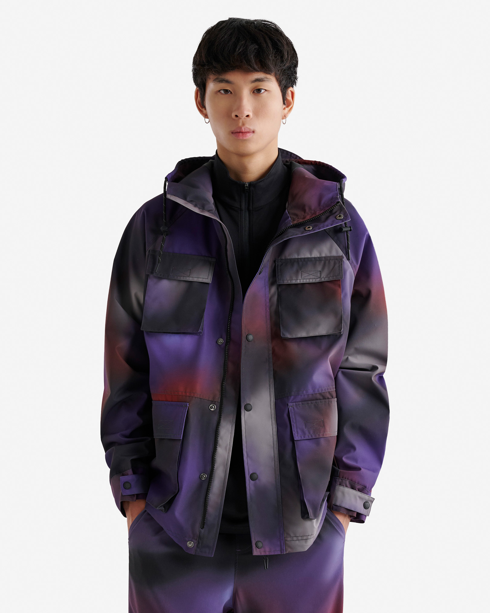 Hooded Field Jacket - Multi