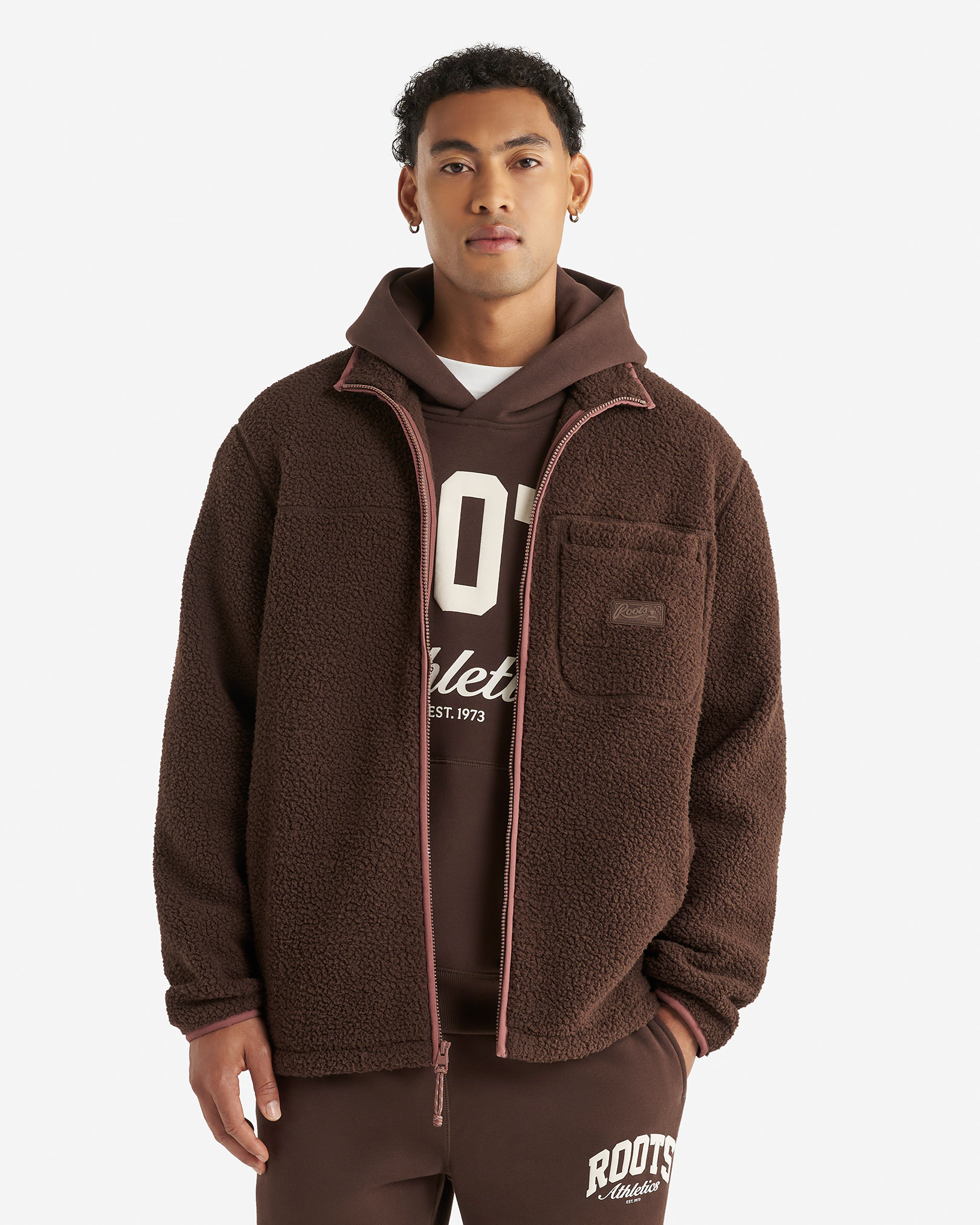 Alta Shearling Fleece Jacket - Fudge Brown