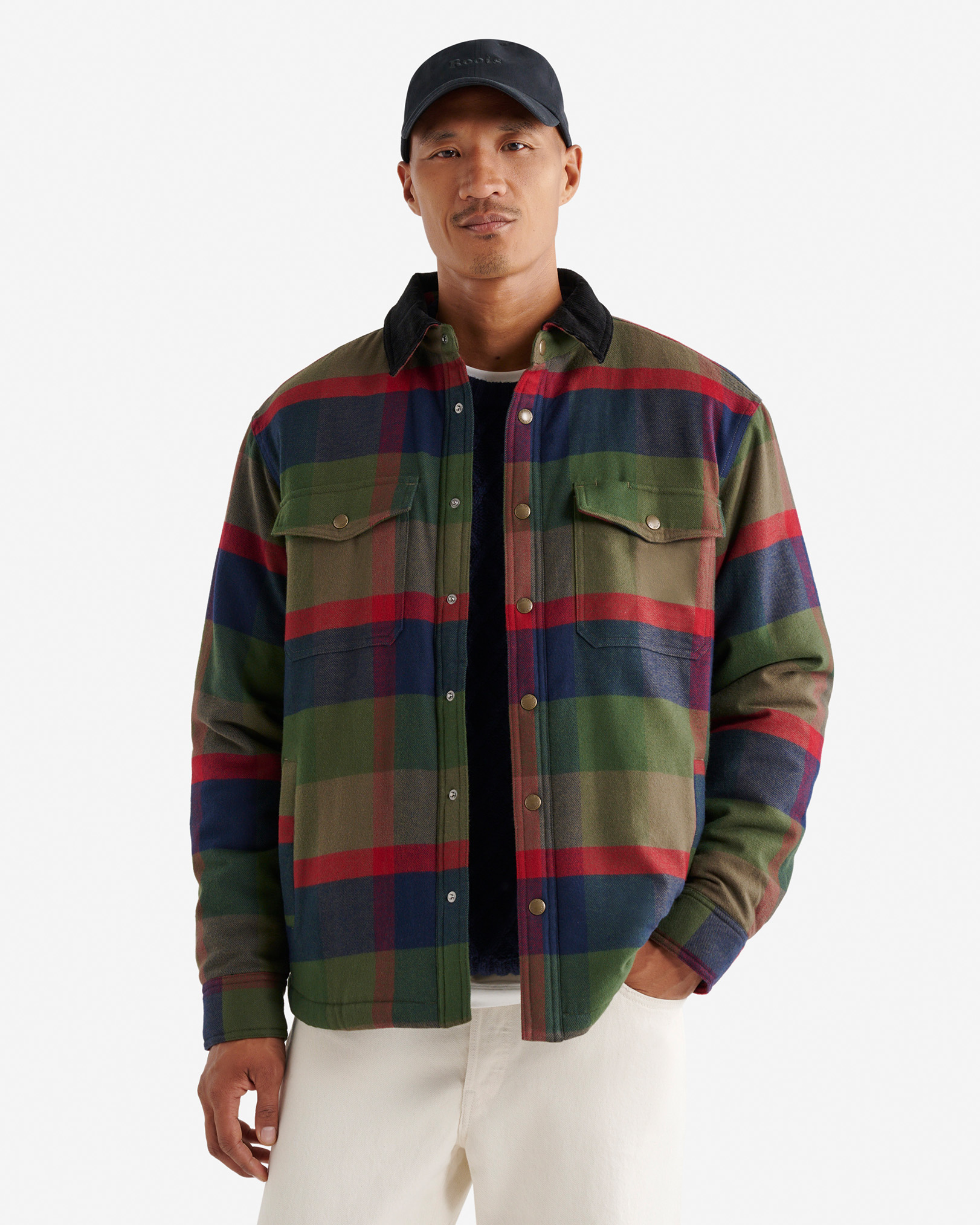 Park Fleece Lined Jacket - Midnight Moss