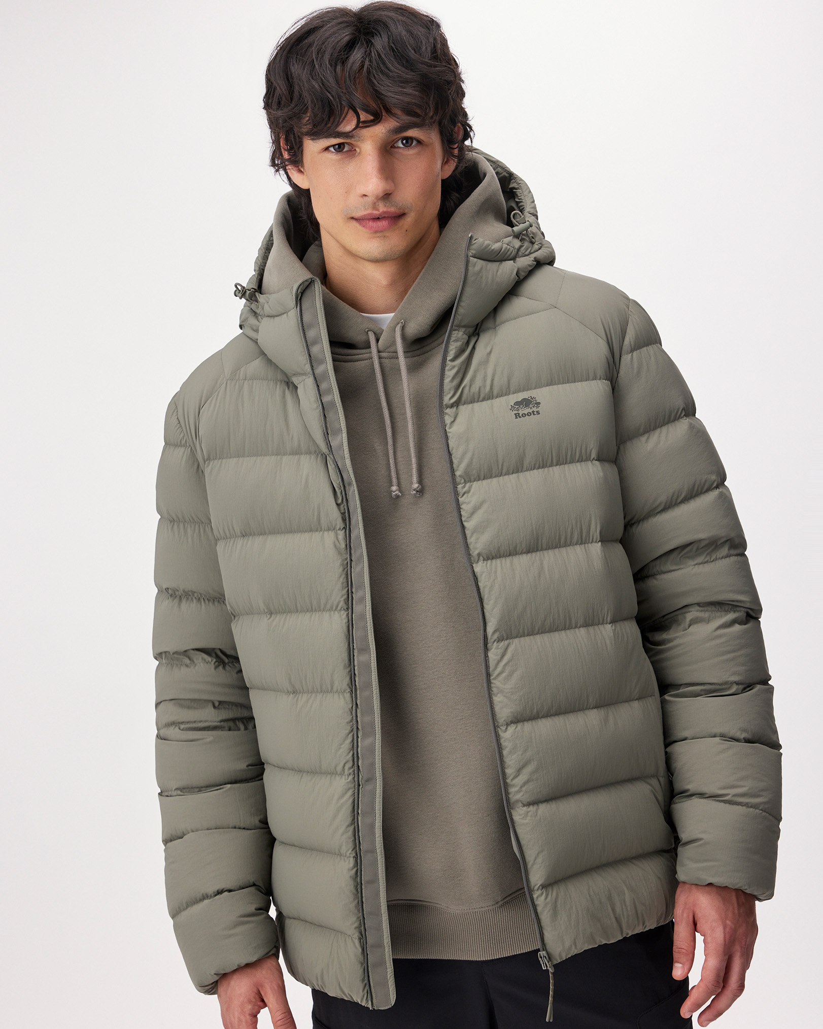 Roots Down Packable Jacket - Smokey Olive