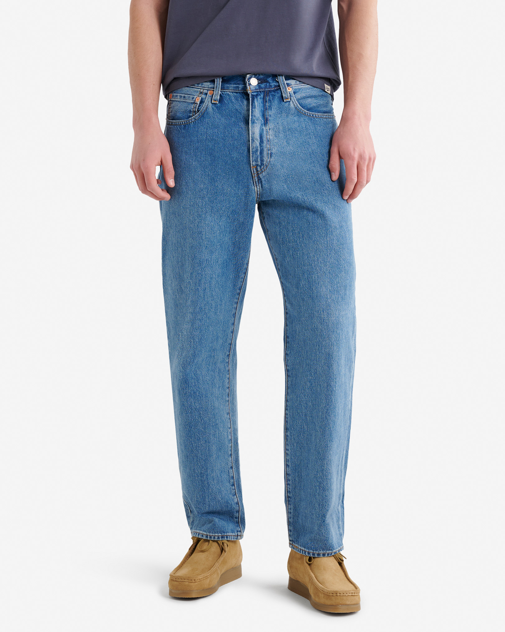 Levi's 568 Loose Straight Mens Jeans - Blue Denim