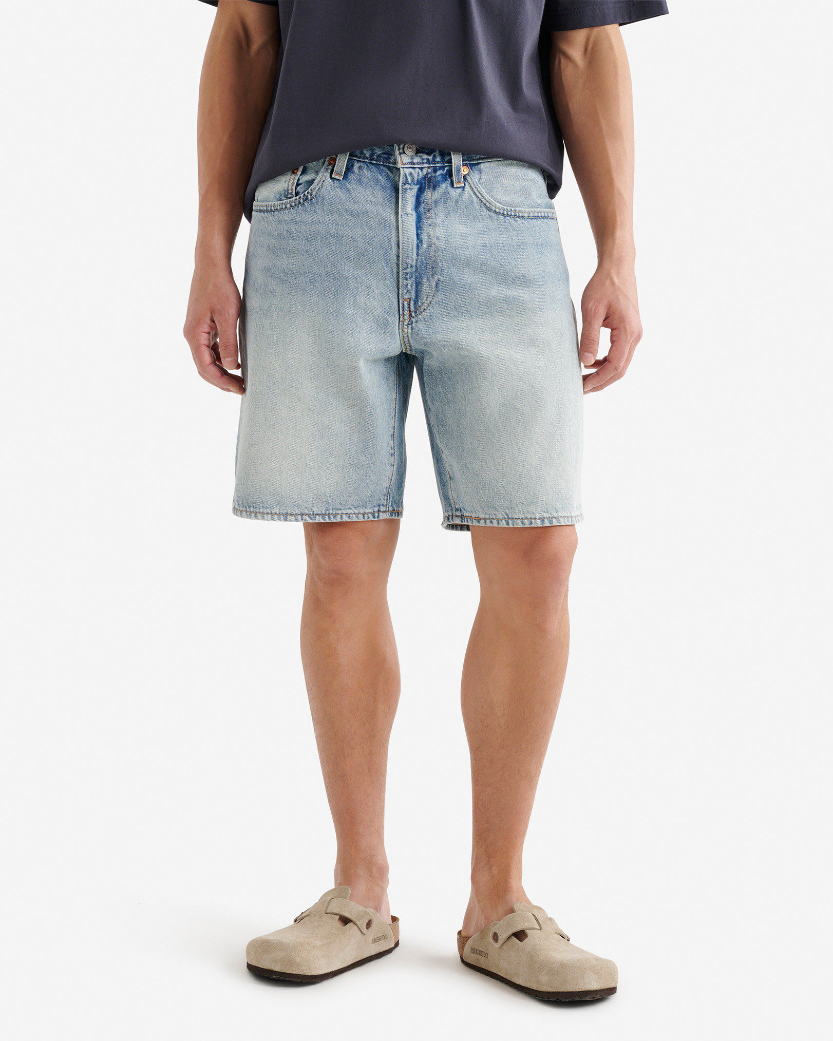 Levi's® 468 Loose Mens Shorts 9 Inch - Light Denim