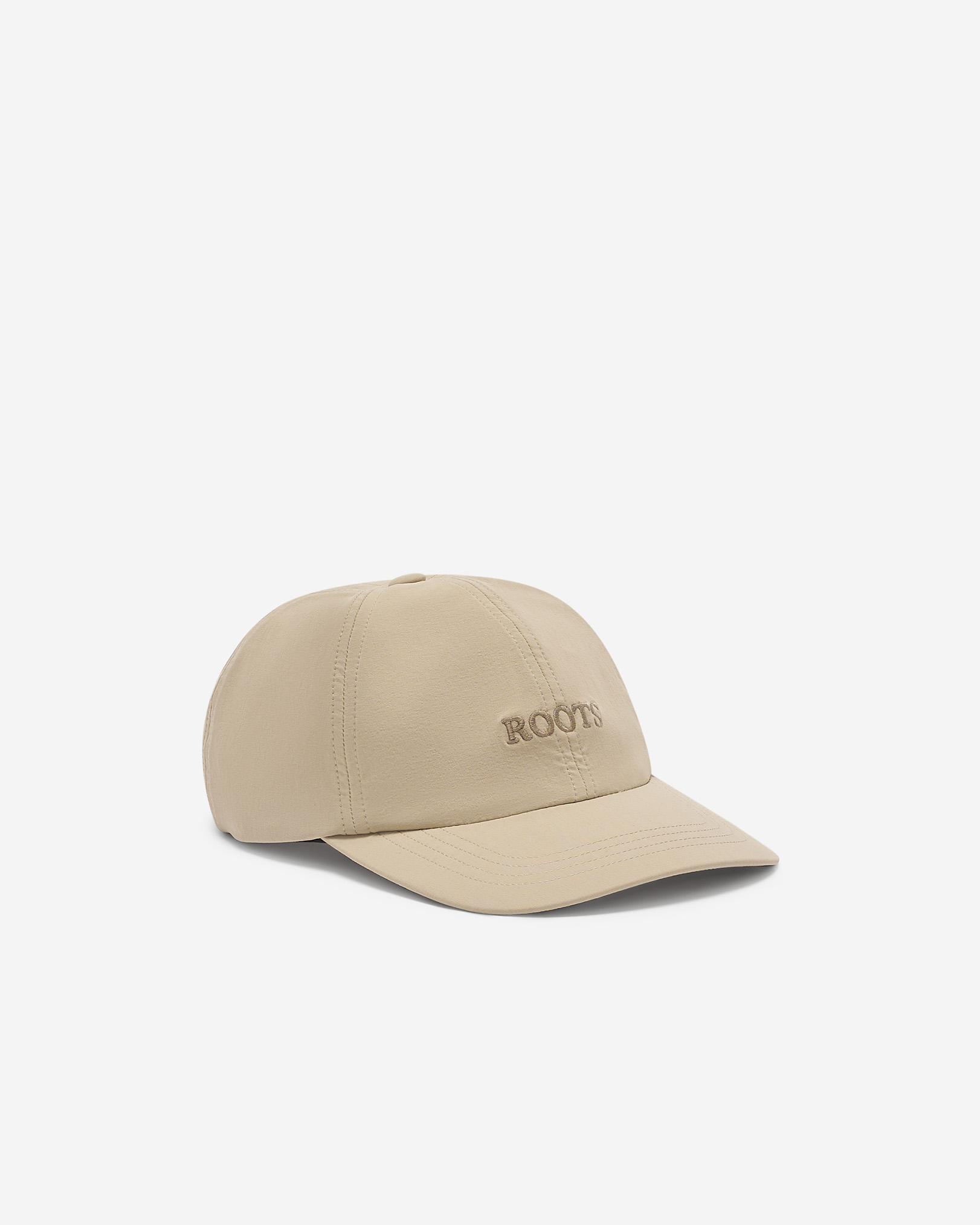 Roots Nylon Baseball Cap - Warm Khaki