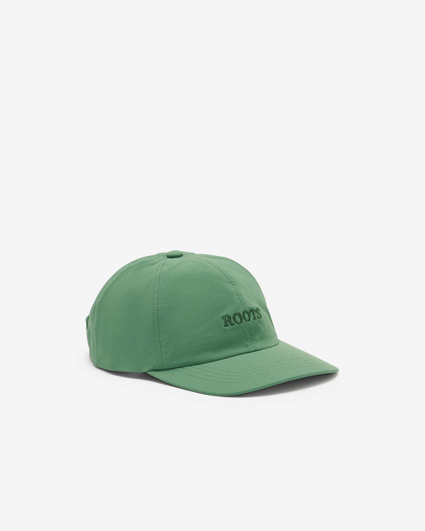Roots Nylon Baseball Cap - Myrtle Green