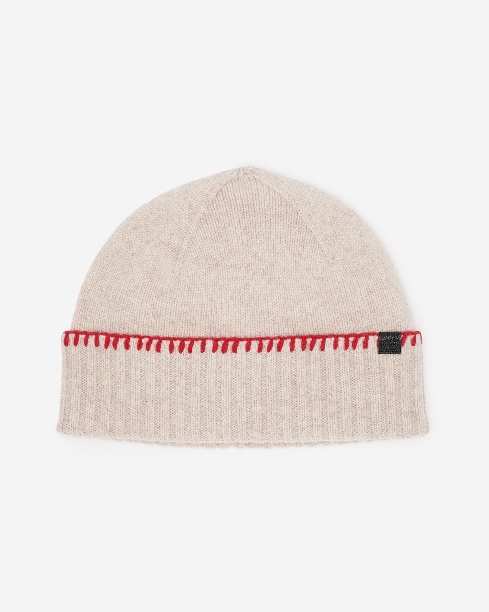 Blanket Stitch Toque - Oatmeal Mix