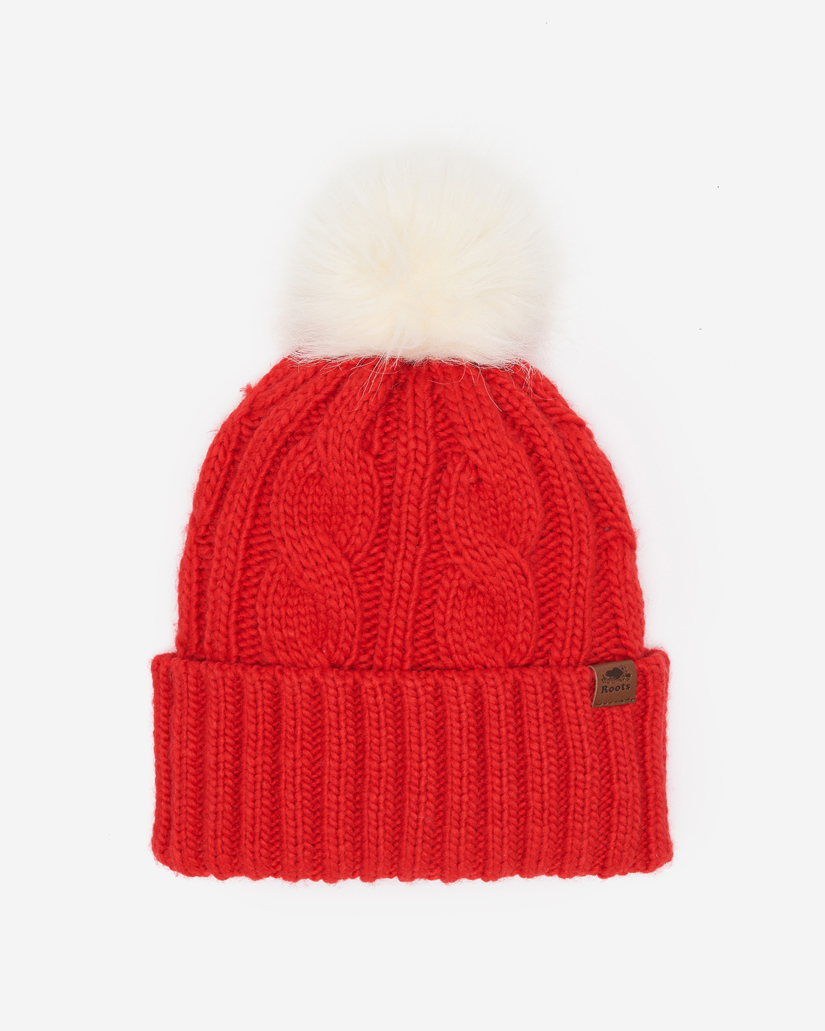 Olivia Cable Toque - Cherry Burst