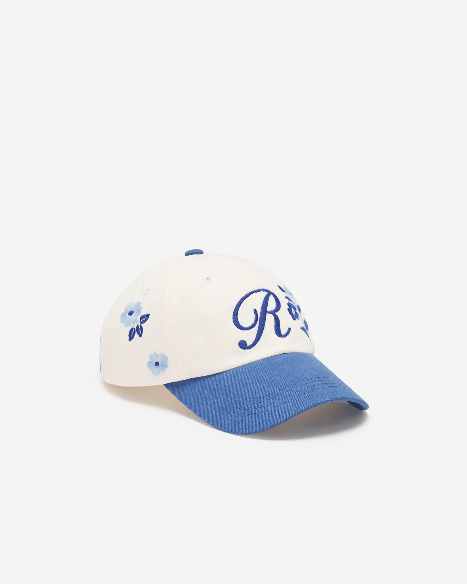 Floral Baseball Cap - Monsoon Blue