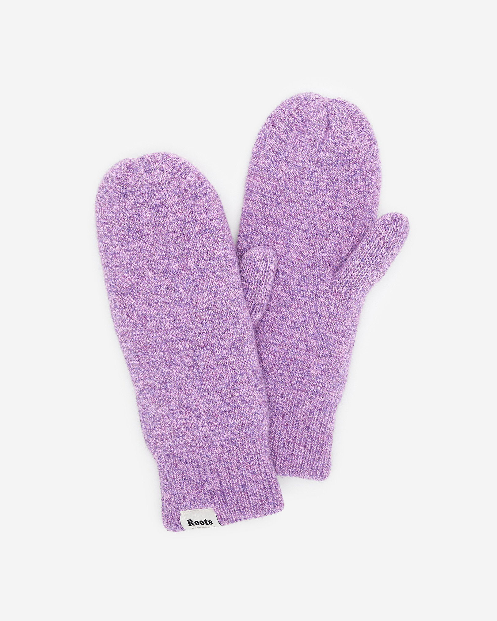 Cozy Knit Mitten - Pastel Lilac Mix