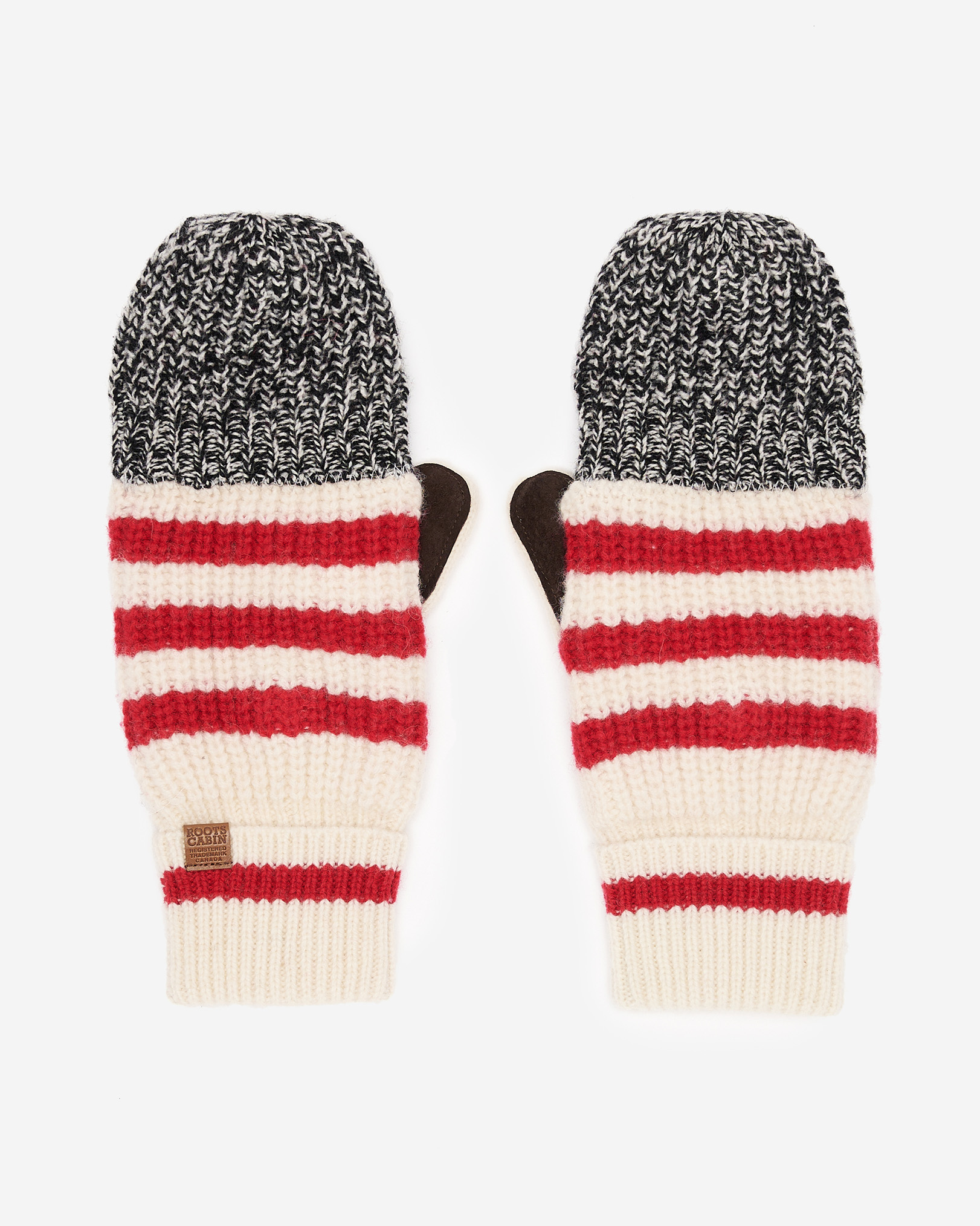 Adult Cabin Waffle Flip Mitt - Salt & Pepper Adult Cabin Waffle Flip Mitt - Salt & Pepper