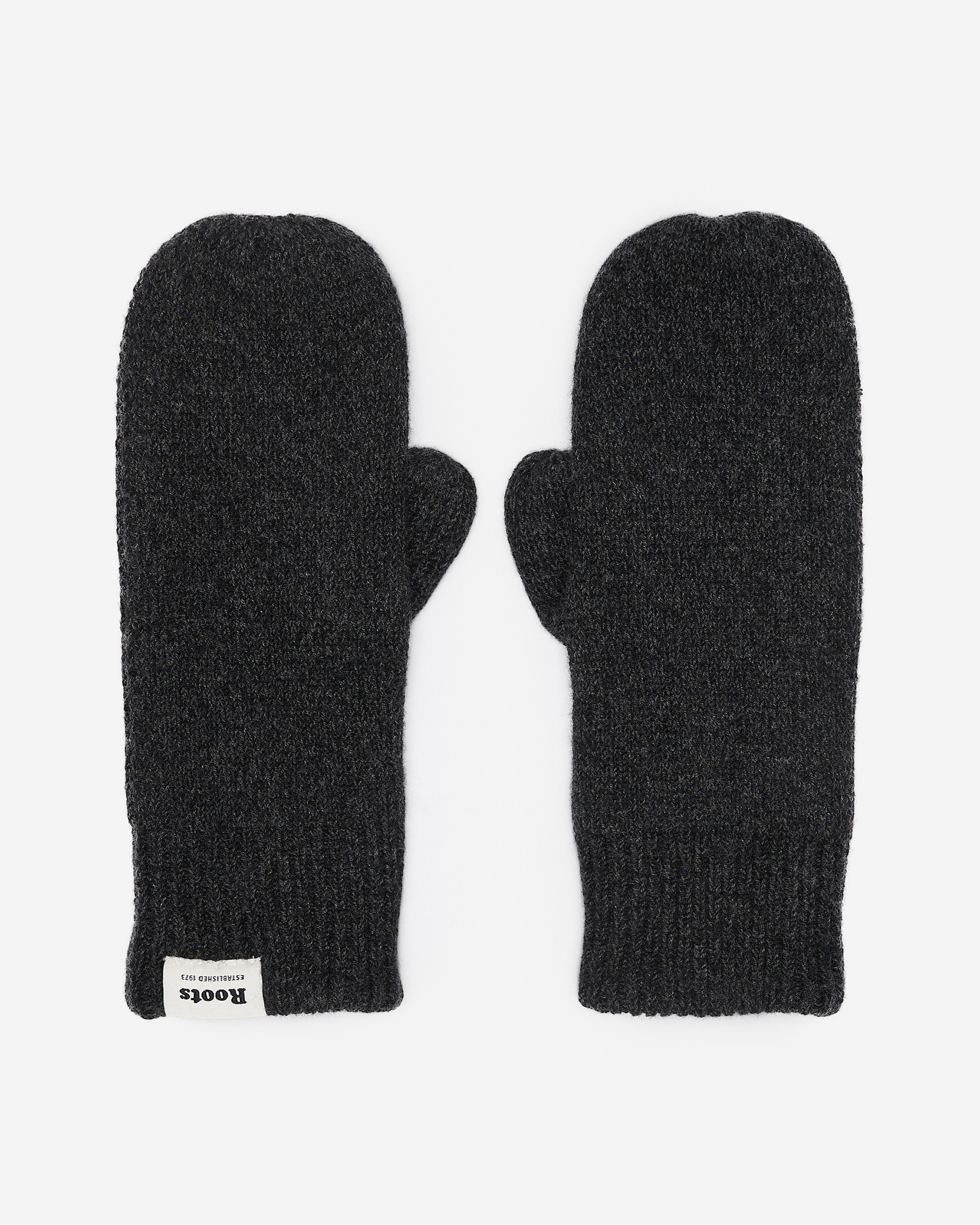 Adult Cozy Knit Mitten - Black Adult Cozy Knit Mitten - Black