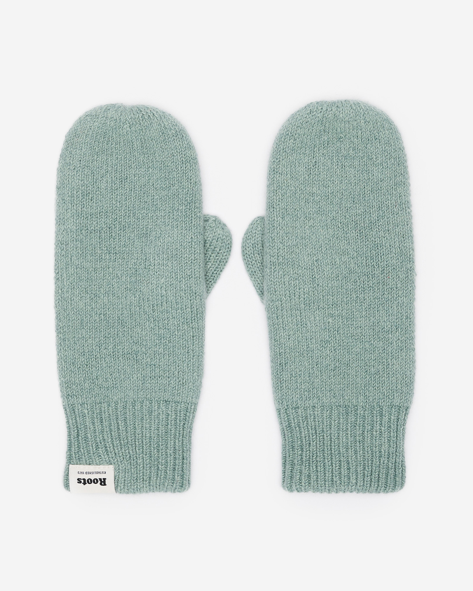 Adult Cozy Knit Mitten - Stormy Sea