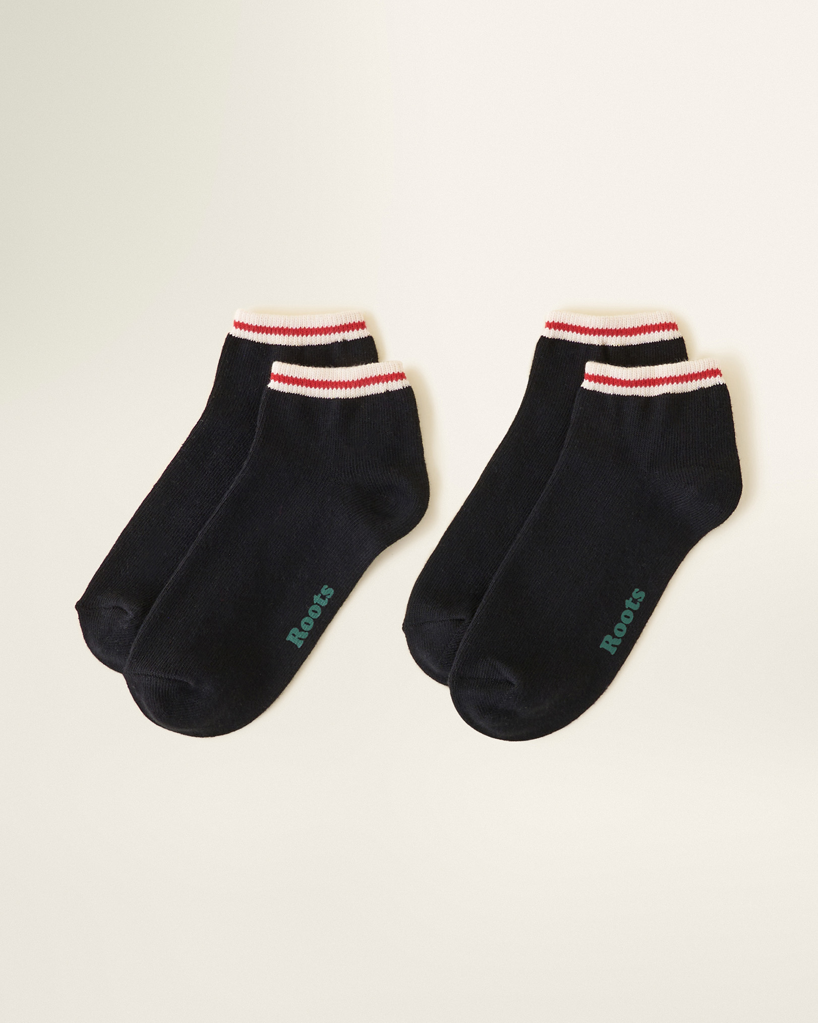 Adult Cotton Cabin Ped Sock 2 Pack - Black Adult Cotton Cabin Ped Sock 2 Pack - Black