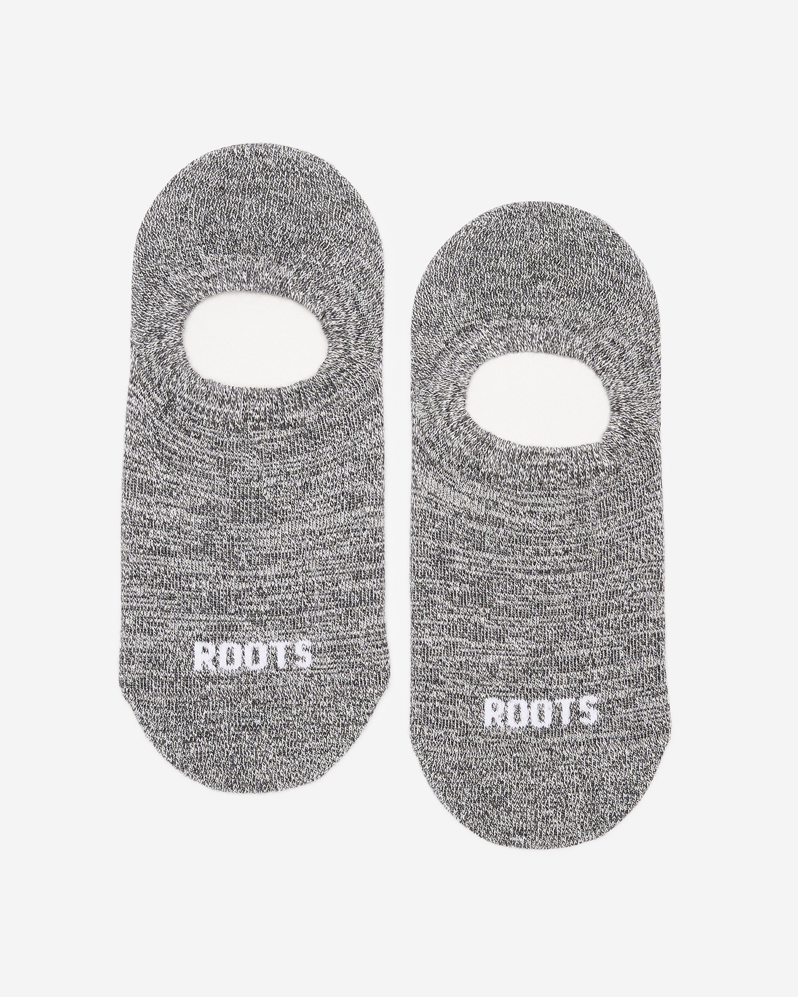 Adult No Show Sock 2 Pack - Salt & Pepper