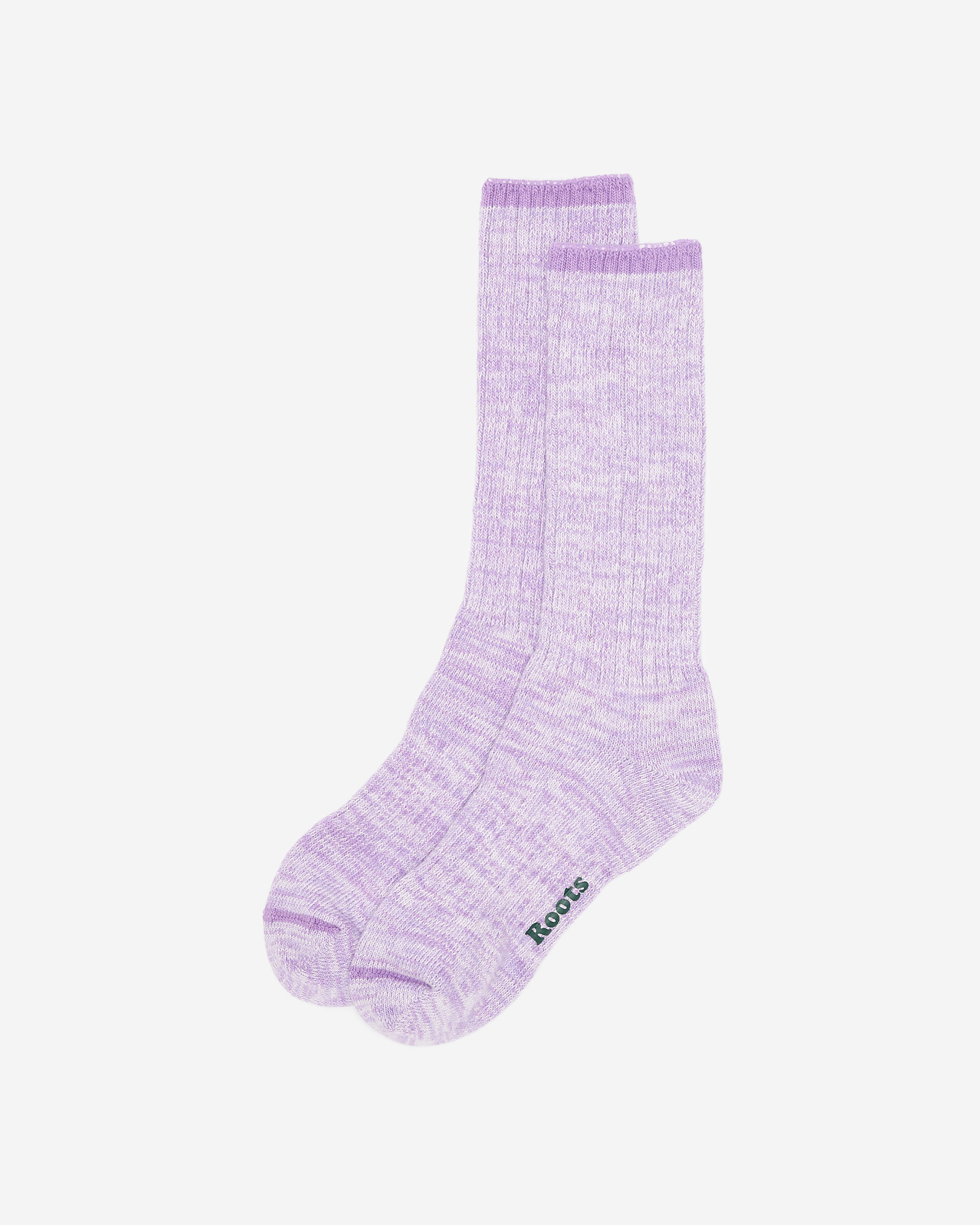 Adult Roots Heritage Cotton Boot Sock - Fair Orchid Mix