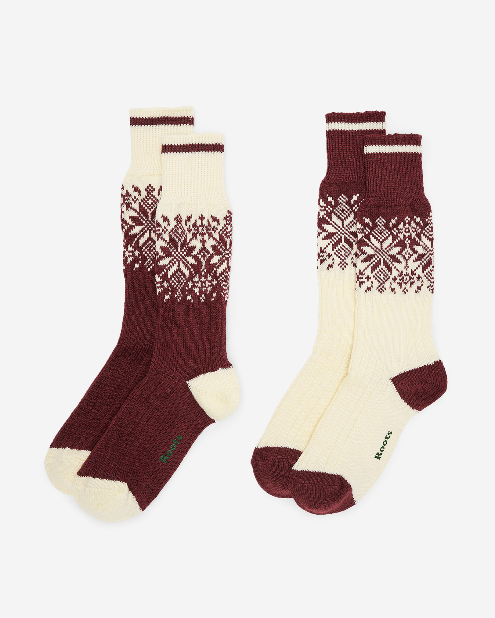 Adult Roots Elsa Cabin Sock 2 Pack