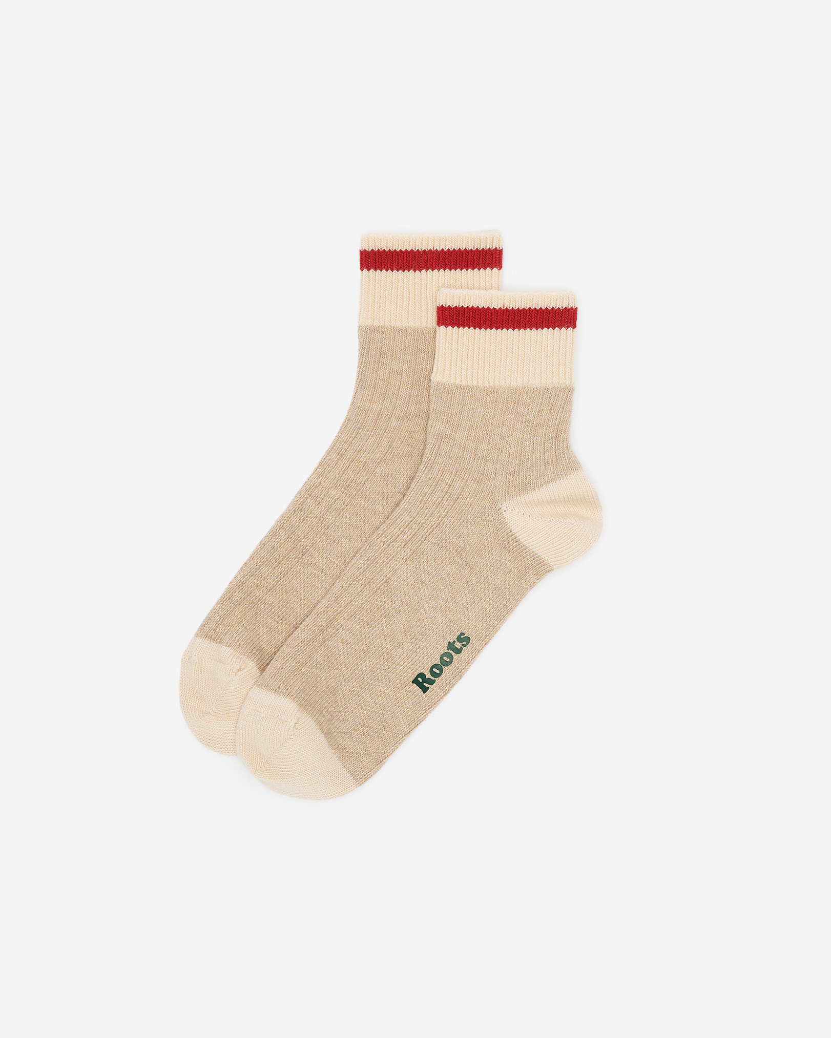 Adult Classic Cabin Ankle Sock - Simply Taupe Mix