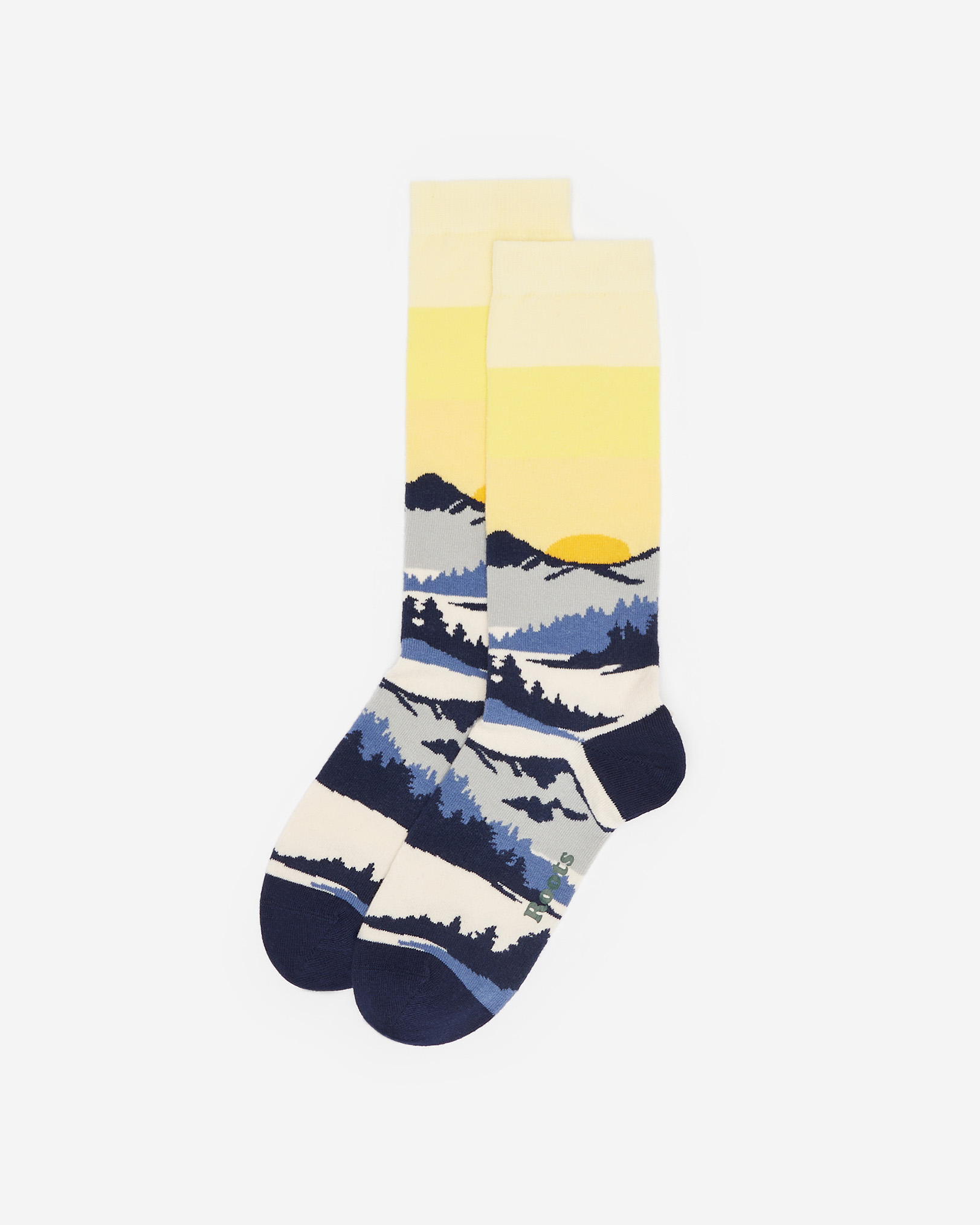 Adult True Nature Boot Sock - Sunshine Yellow