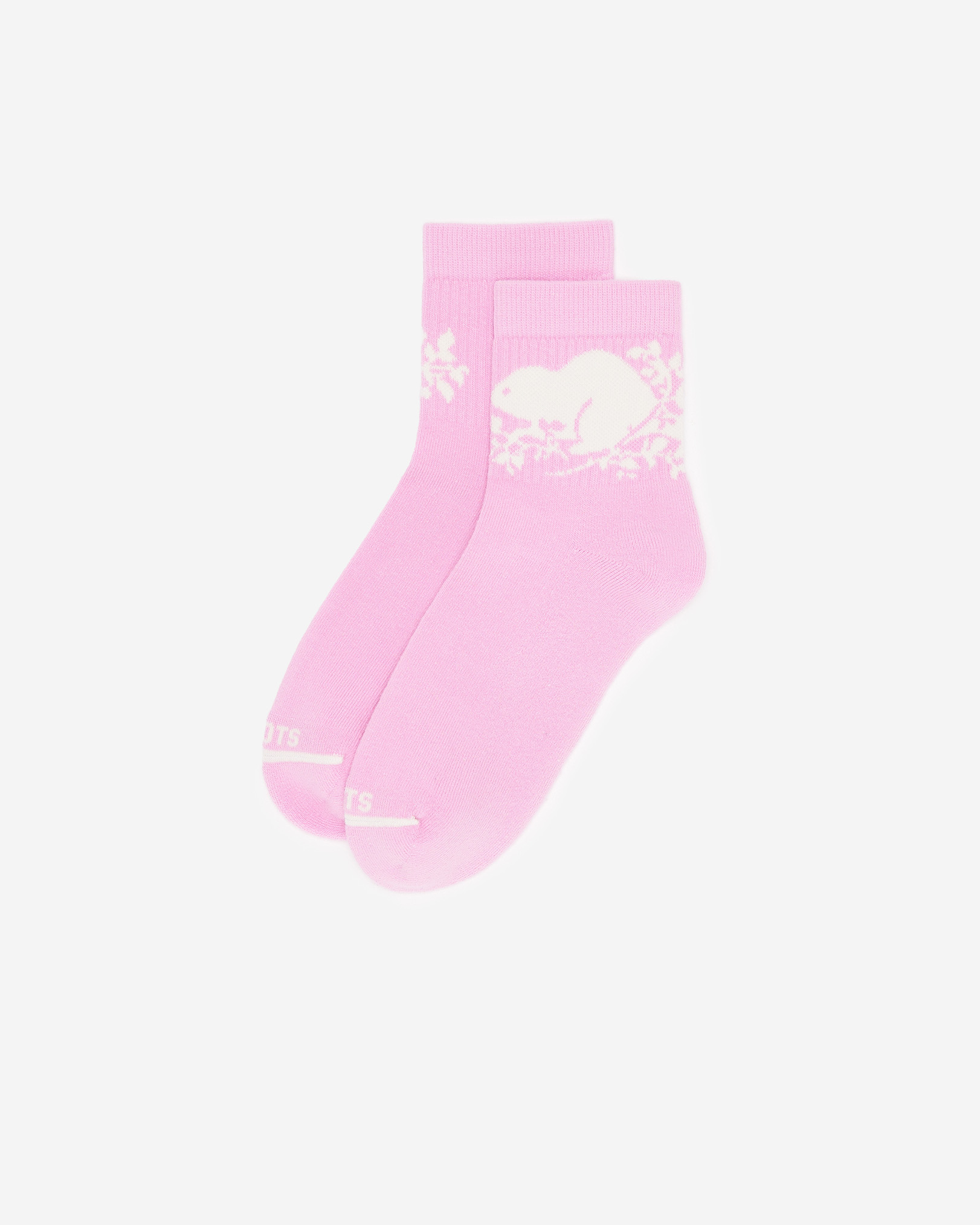 Adult Cooper Beaver Ankle Sock - Cotton Candy