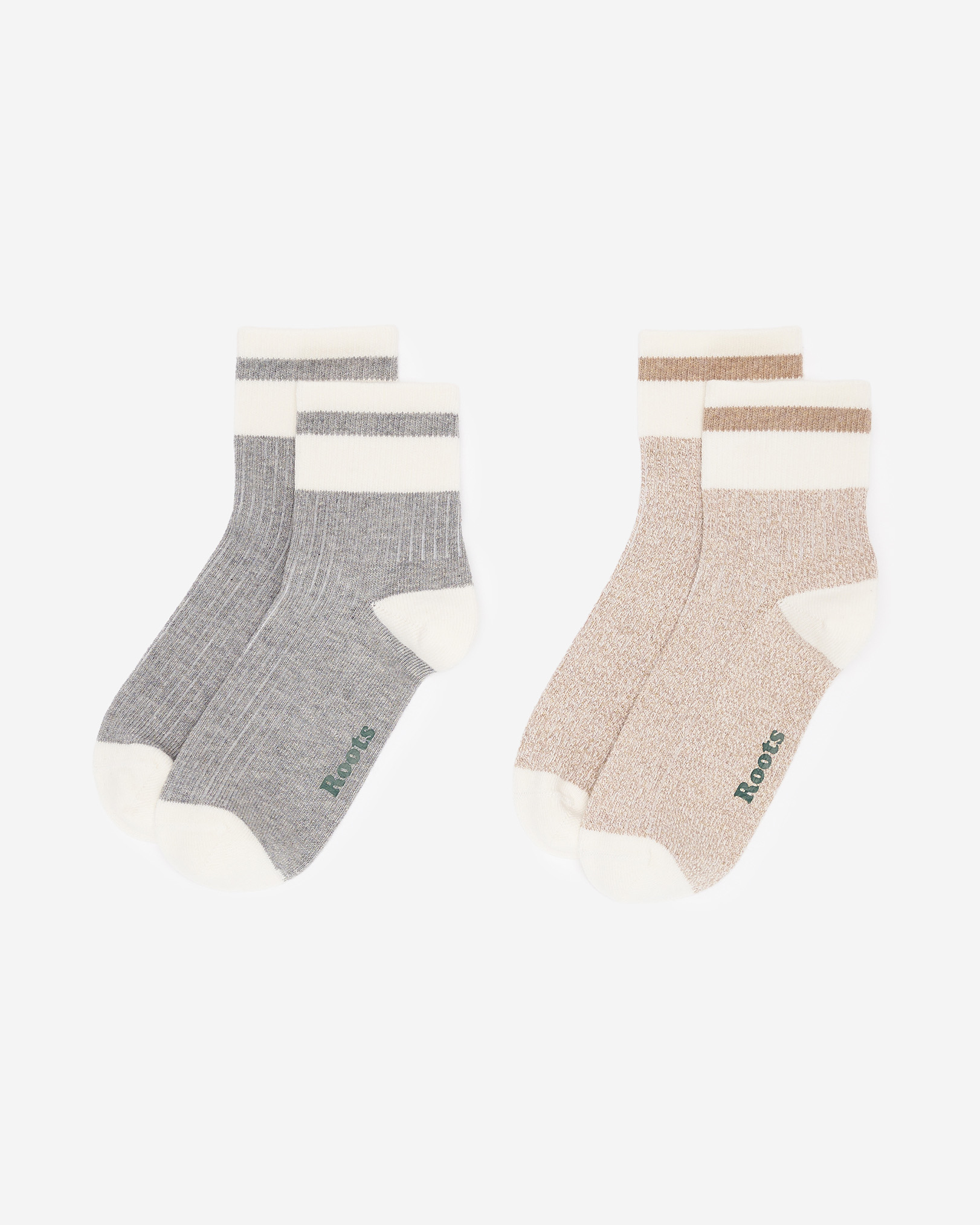 Adult Cotton Cabin Ankle Sock 2 Pack