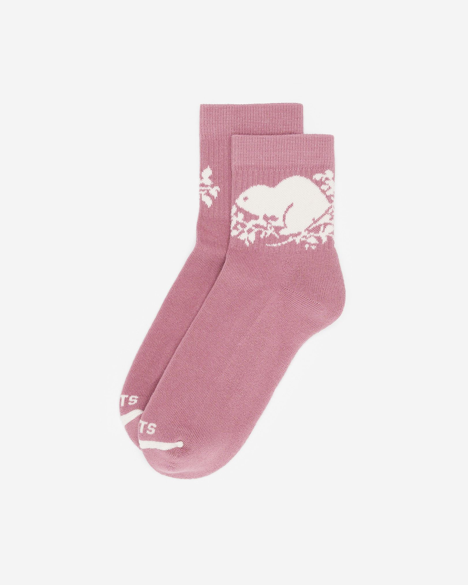 Adult Cooper Beaver Ankle Sock - Dusky Plum Adult Cooper Beaver Ankle Sock - Dusky Plum