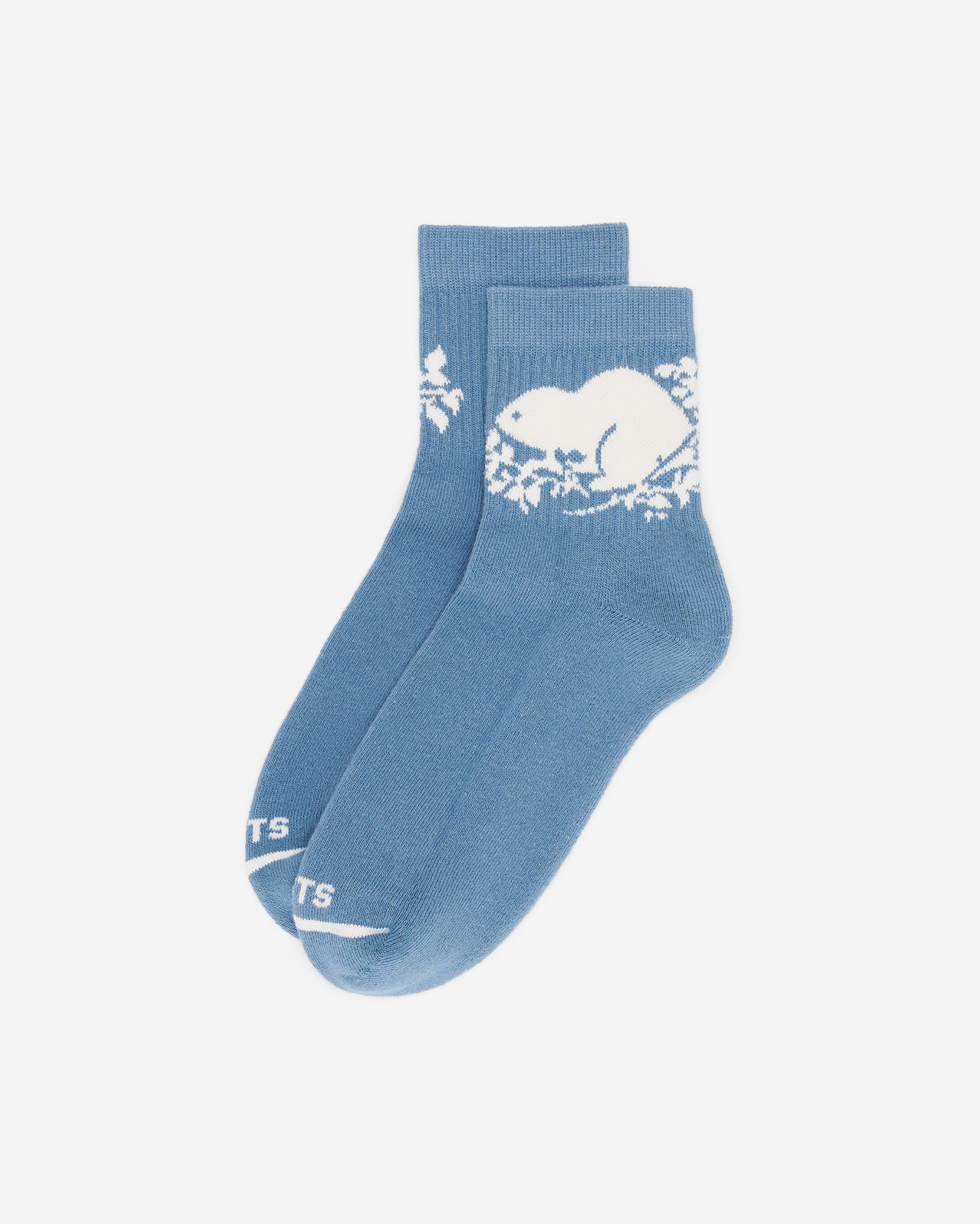 Adult Cooper Beaver Ankle Sock - Raincloud Blue Adult Cooper Beaver Ankle Sock - Raincloud Blue