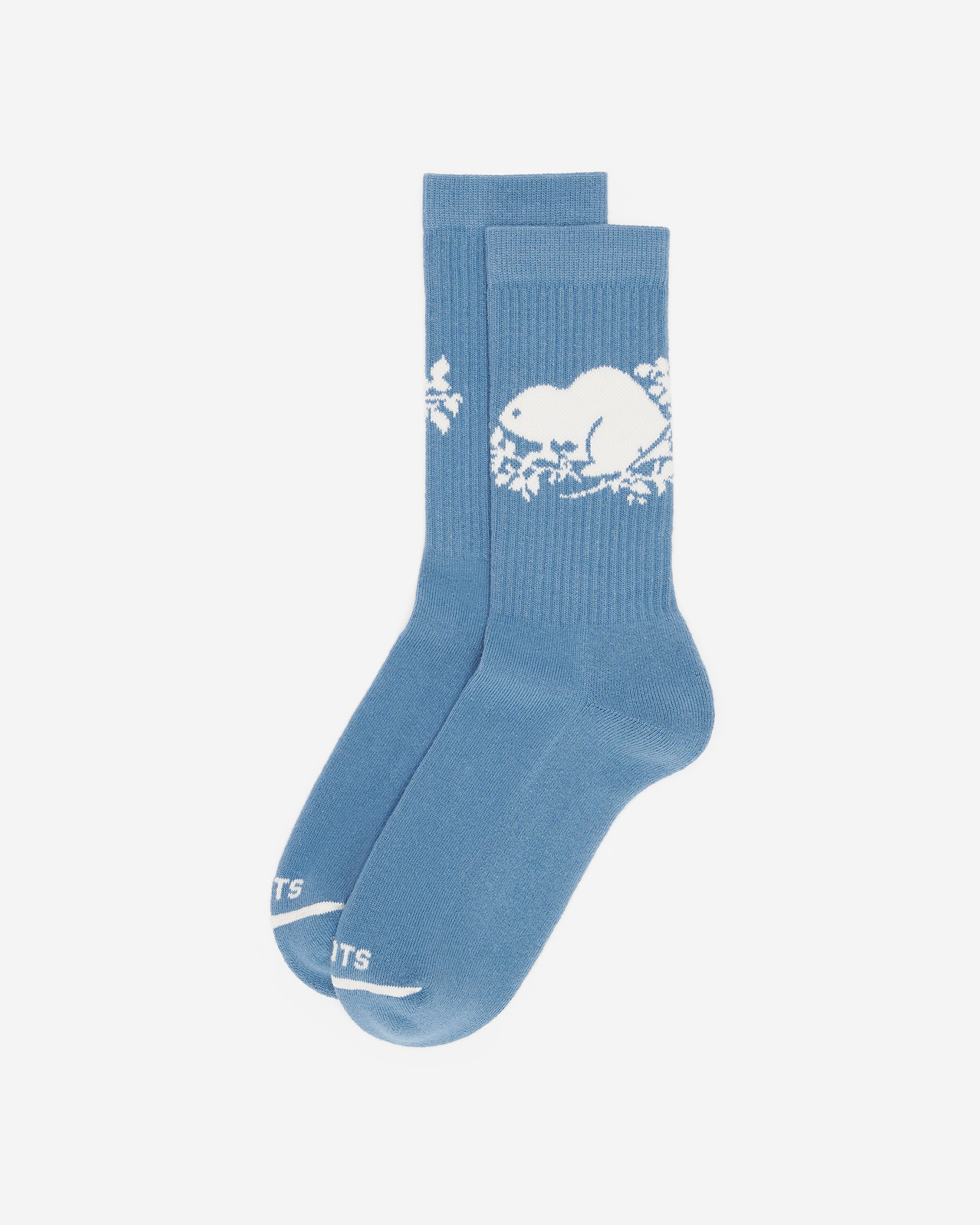 Adult Cooper Beaver Sock - Raincloud Blue Adult Cooper Beaver Sock - Raincloud Blue