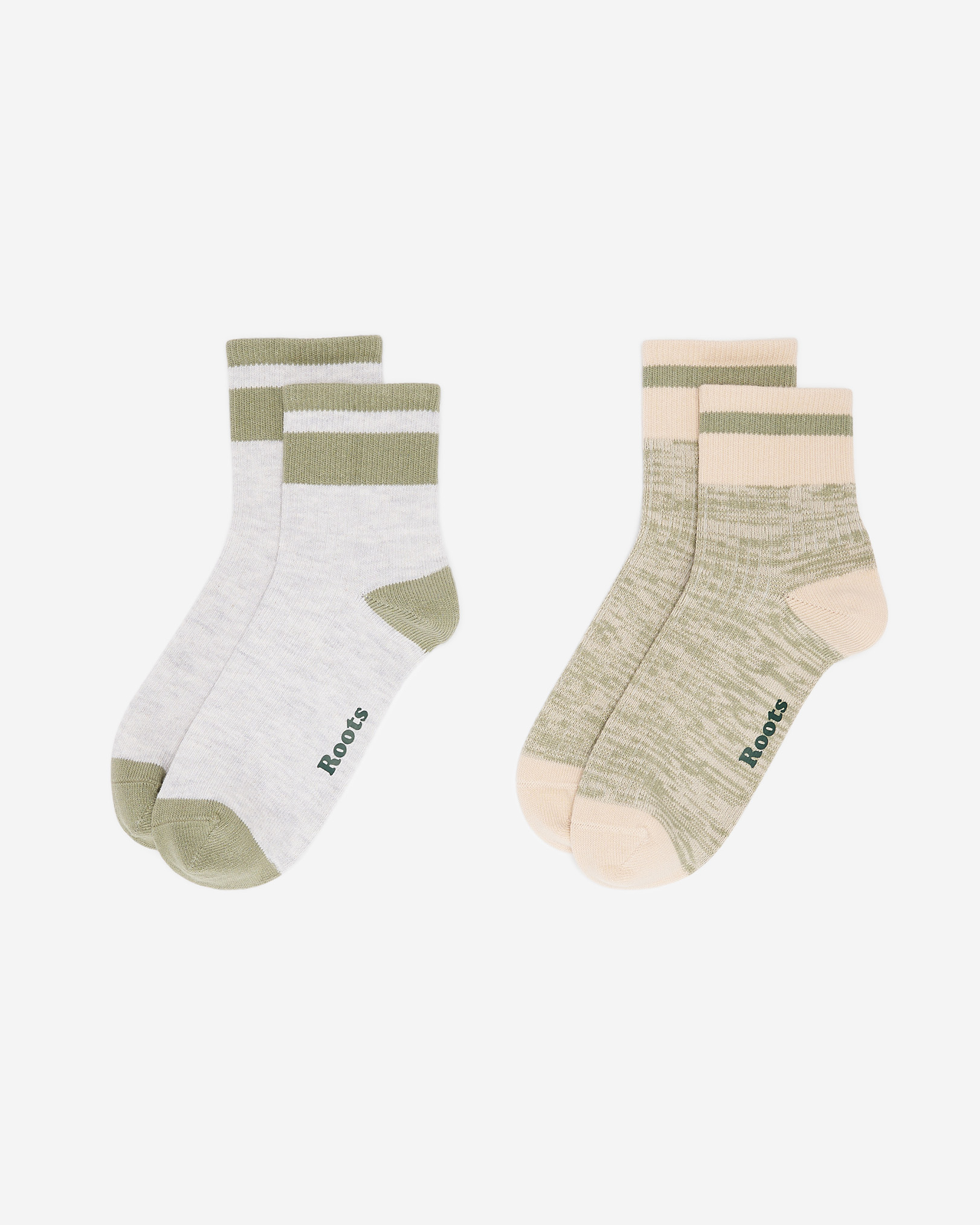 Adult Cotton Cabin Ankle Sock 2 Pack - Grey Taupe Adult Cotton Cabin Ankle Sock 2 Pack - Grey Taupe