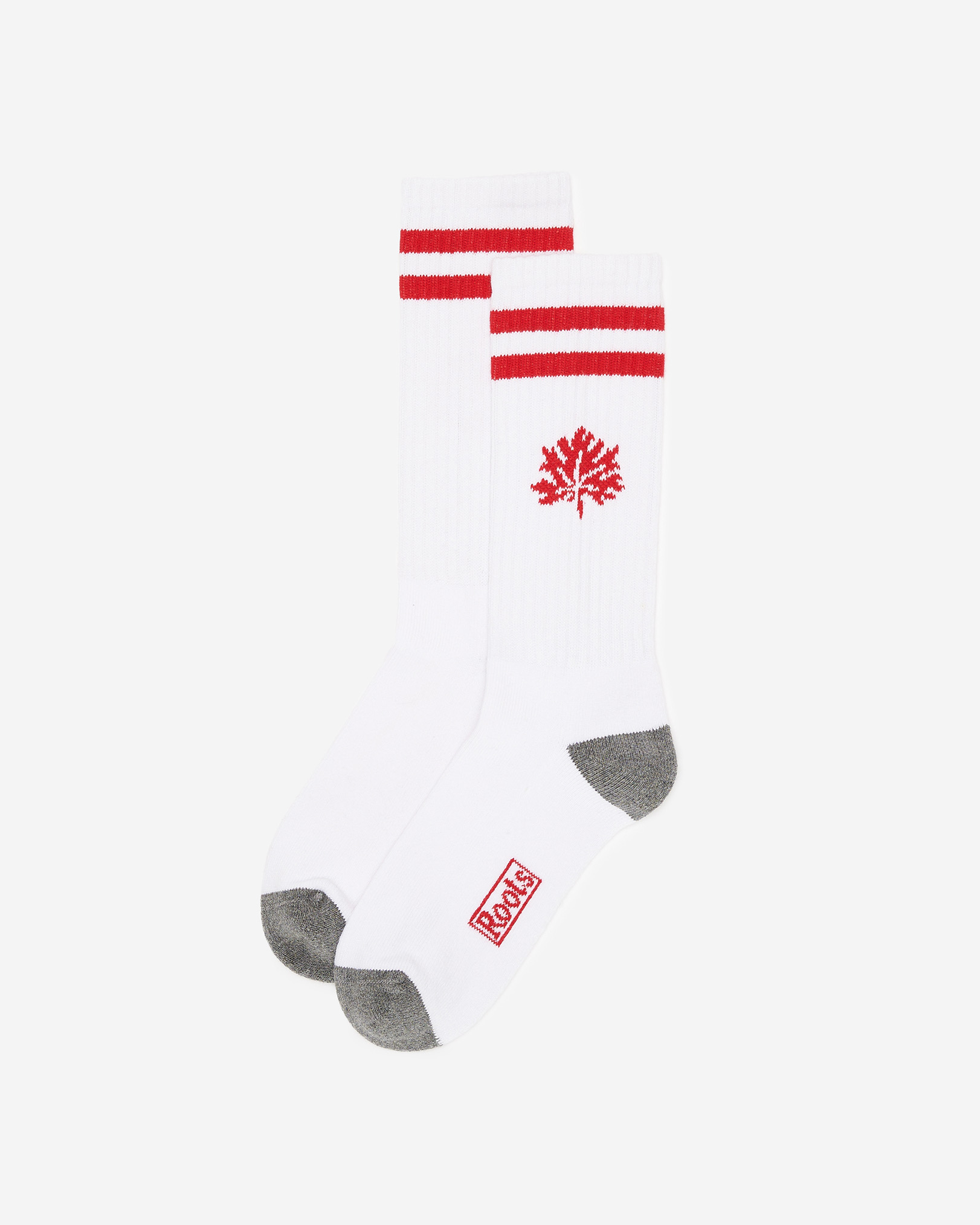 Northern Athletics Ribbed Sock - White Northern Athletics Ribbed Sock - White