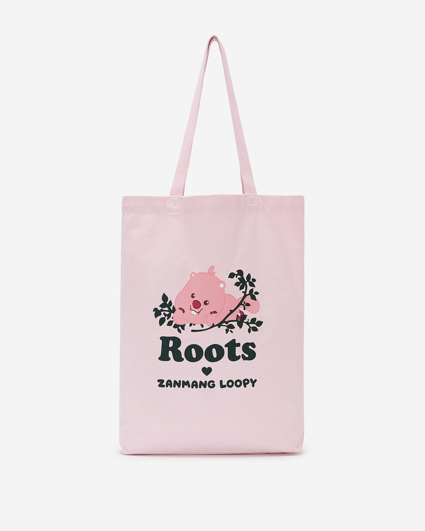 Roots X Zanmang Loopy Tote - Bubble Pink Roots X Zanmang Loopy Tote - Bubble Pink