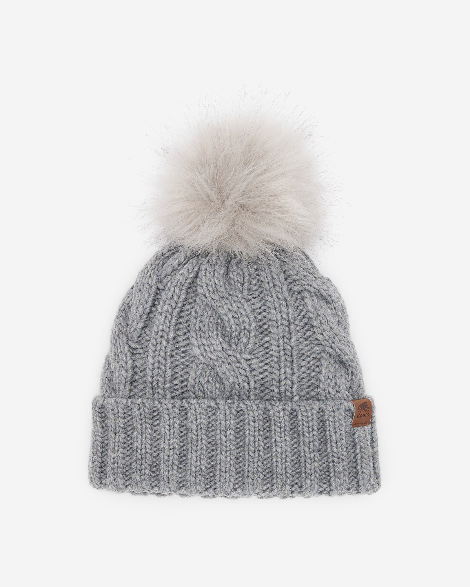 Kids Olivia Cable Toque - Grey Mix Kids Olivia Cable Toque - Grey Mix