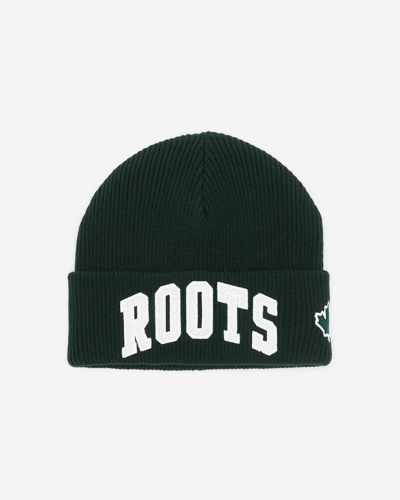 Kids Roots Applique Toque - Varsity Green