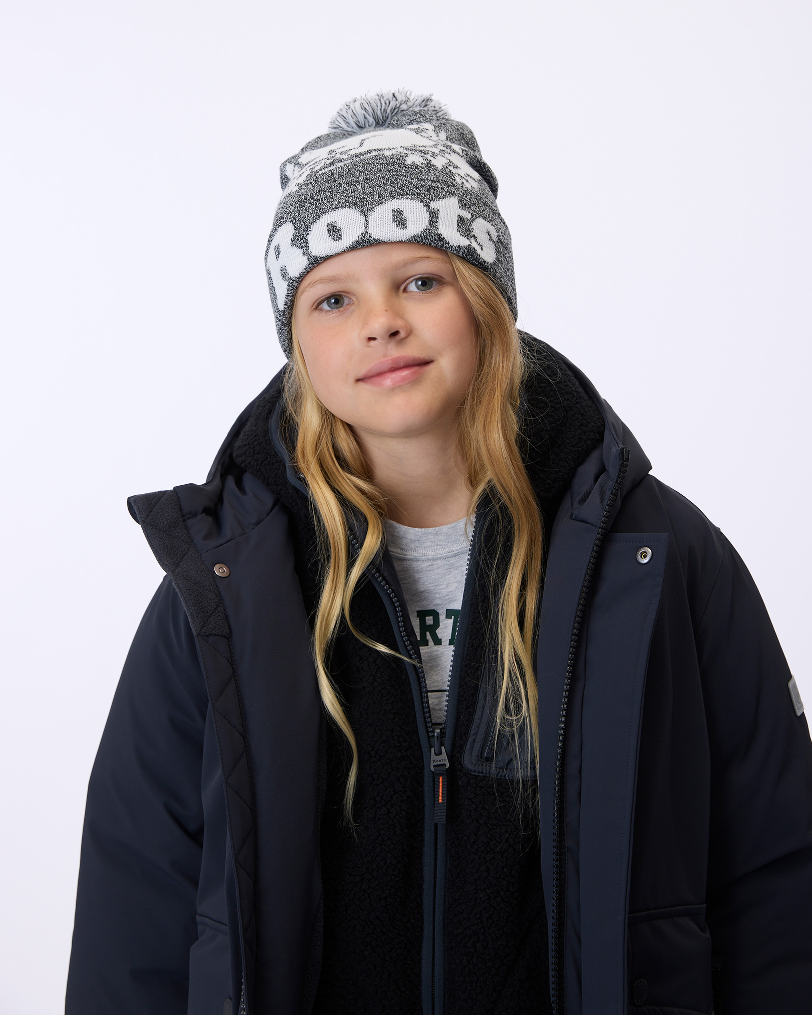 Kids Cooper Glow Toque - Salt & Pepper Kids Cooper Glow Toque - Salt & Pepper