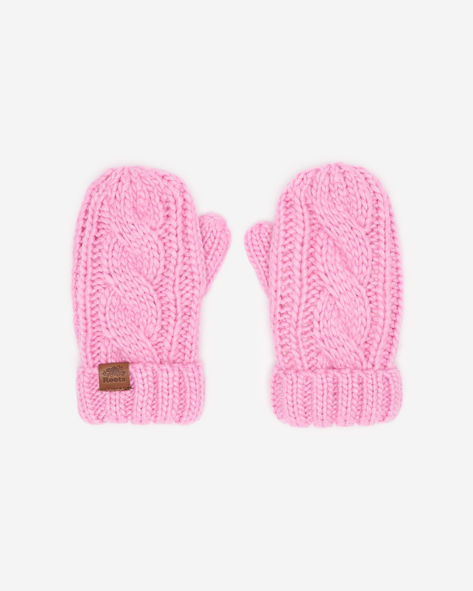 Baby & Toddler Olivia Cable Mitten - Begonia Pink