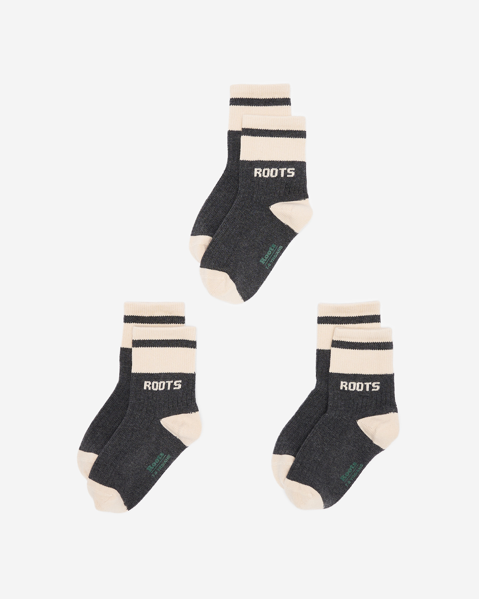 Kids Cabin Ankle Sock 3 Pack