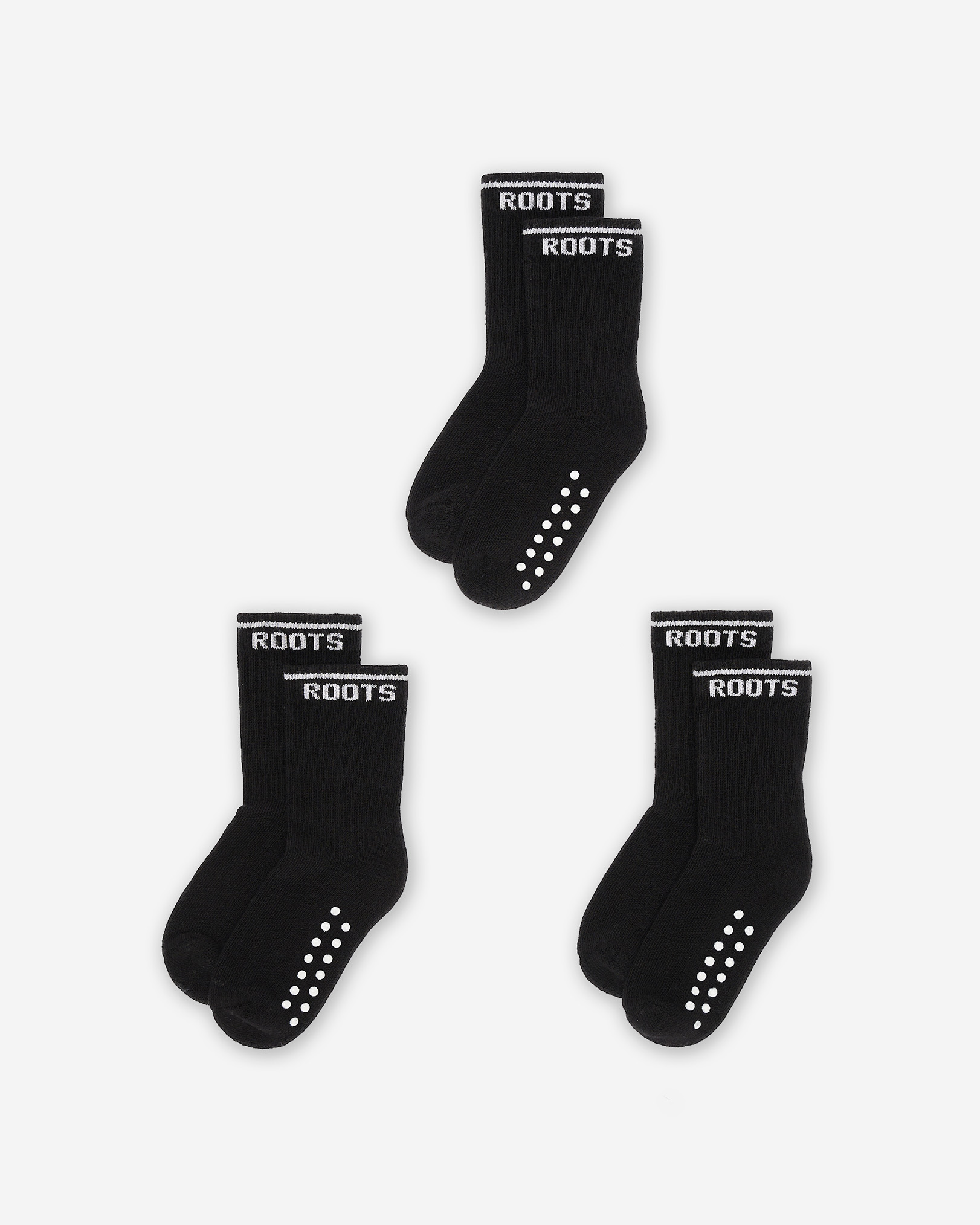 Baby & Toddler Pop Sock 3 Pack - Black