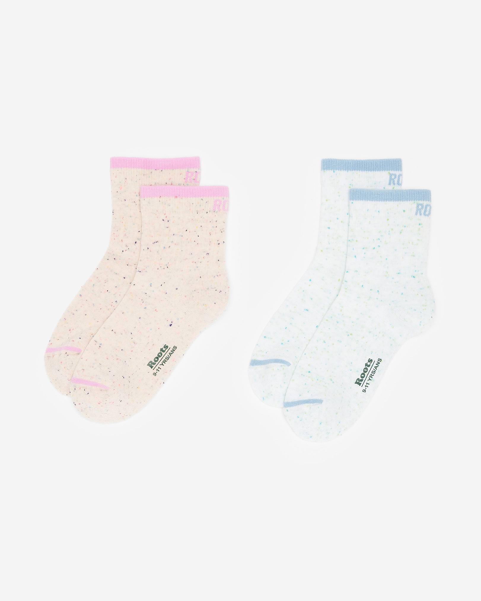 Kids Cooper Neps Sock 2 Pack - Aqua Mix Kids Cooper Neps Sock 2 Pack - Aqua Mix