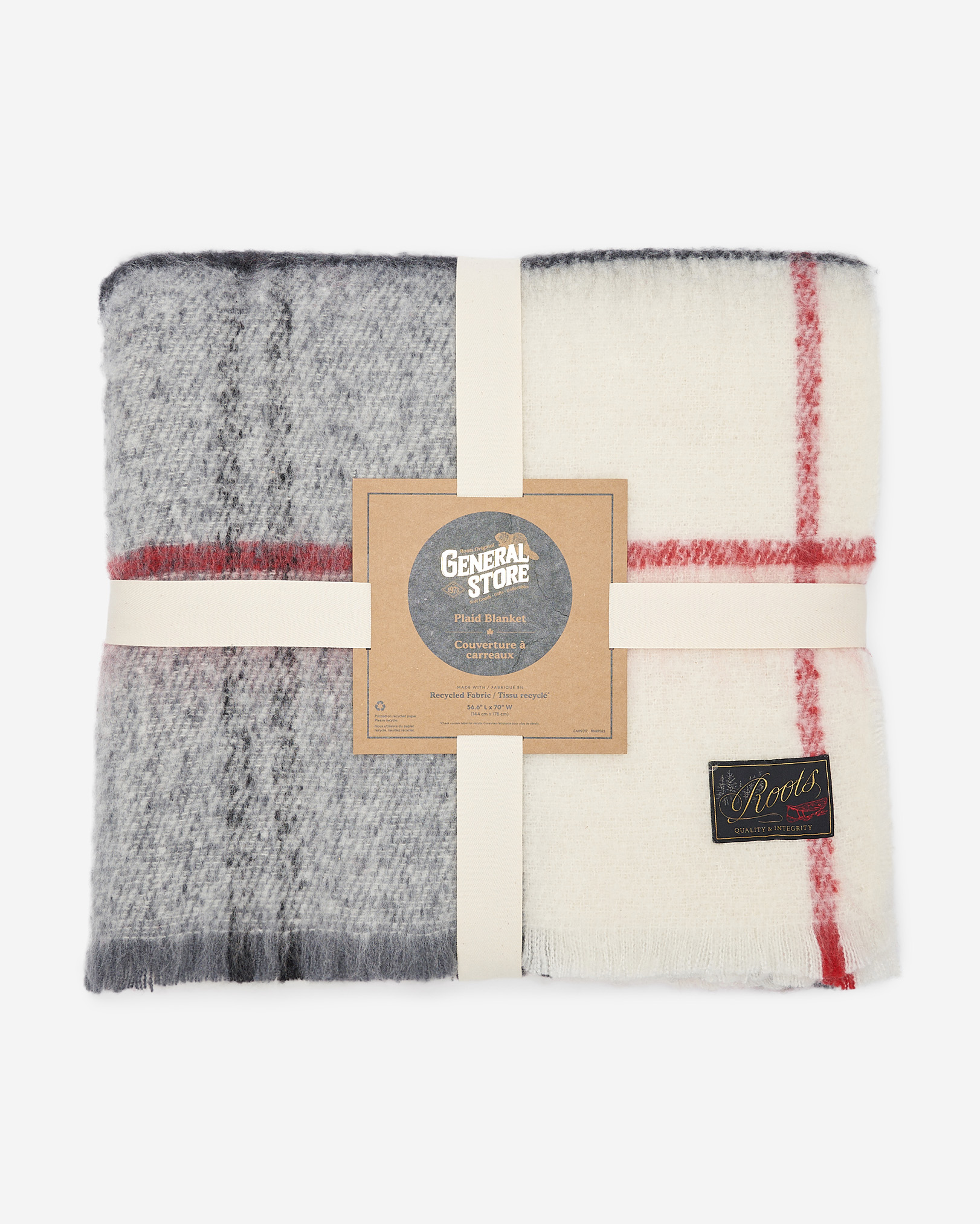 Plaid Throw - Smoke Lake