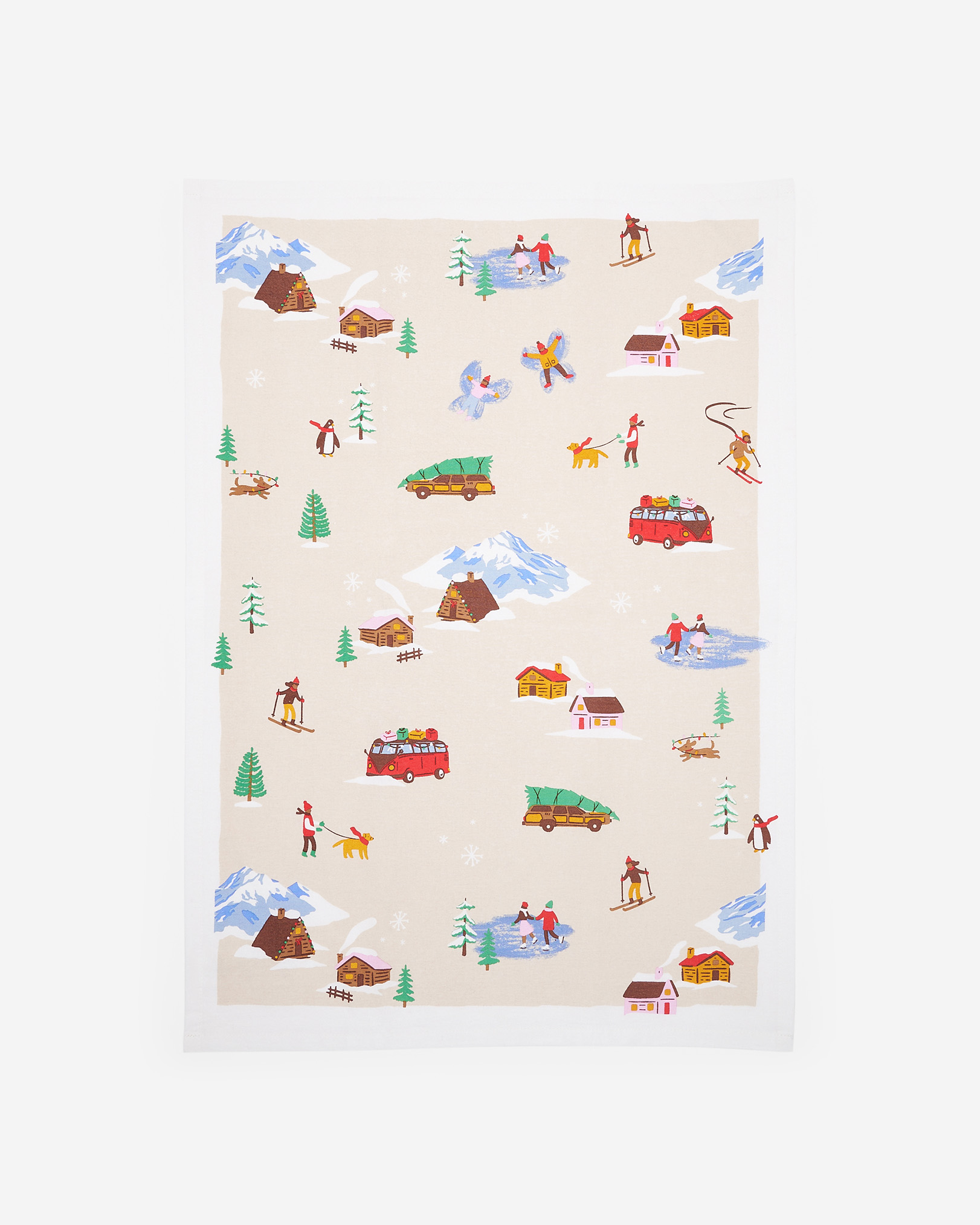 Roots Tea Towel Cabin World - Egret