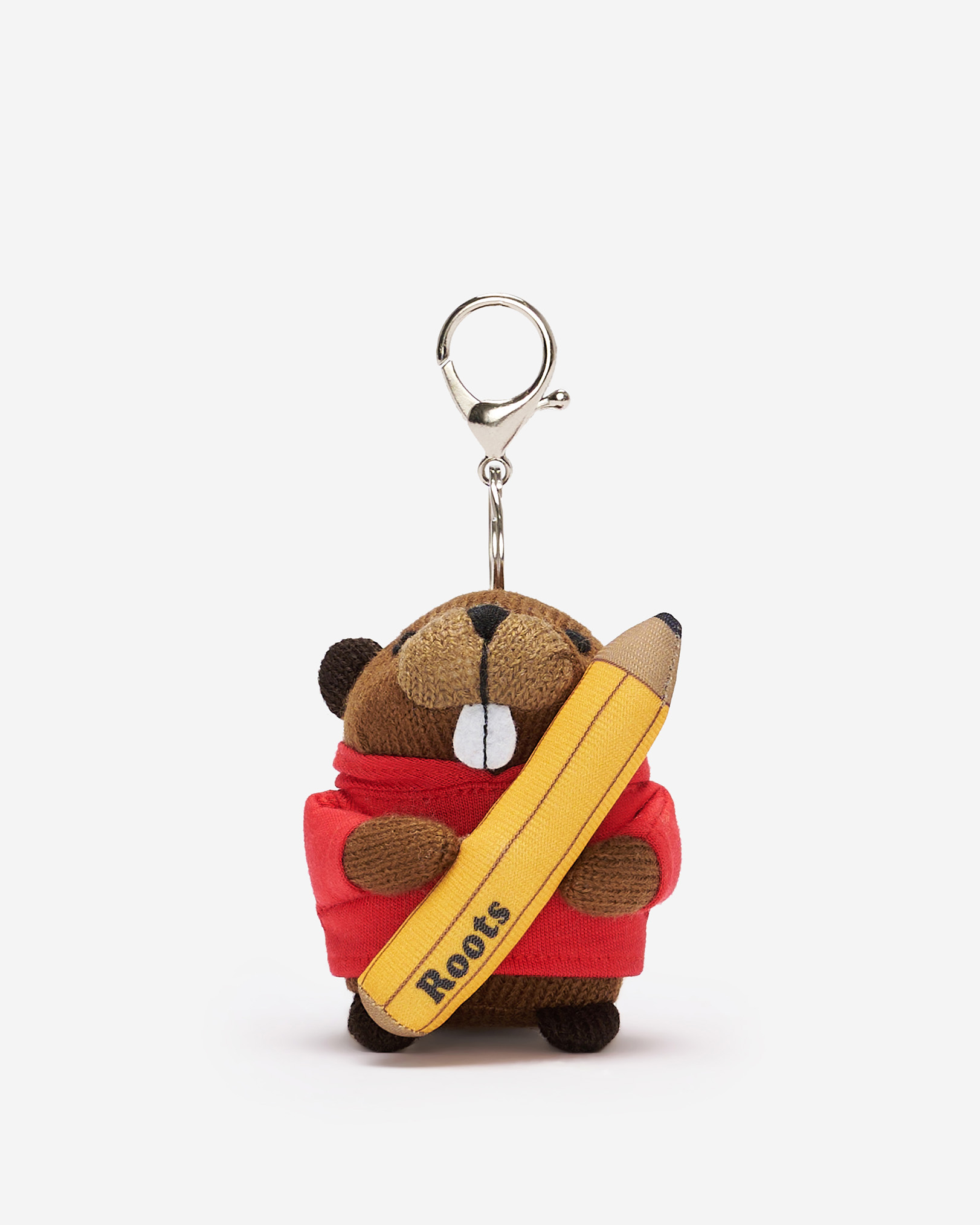 Back To School Beaver Keychain - Racing Red