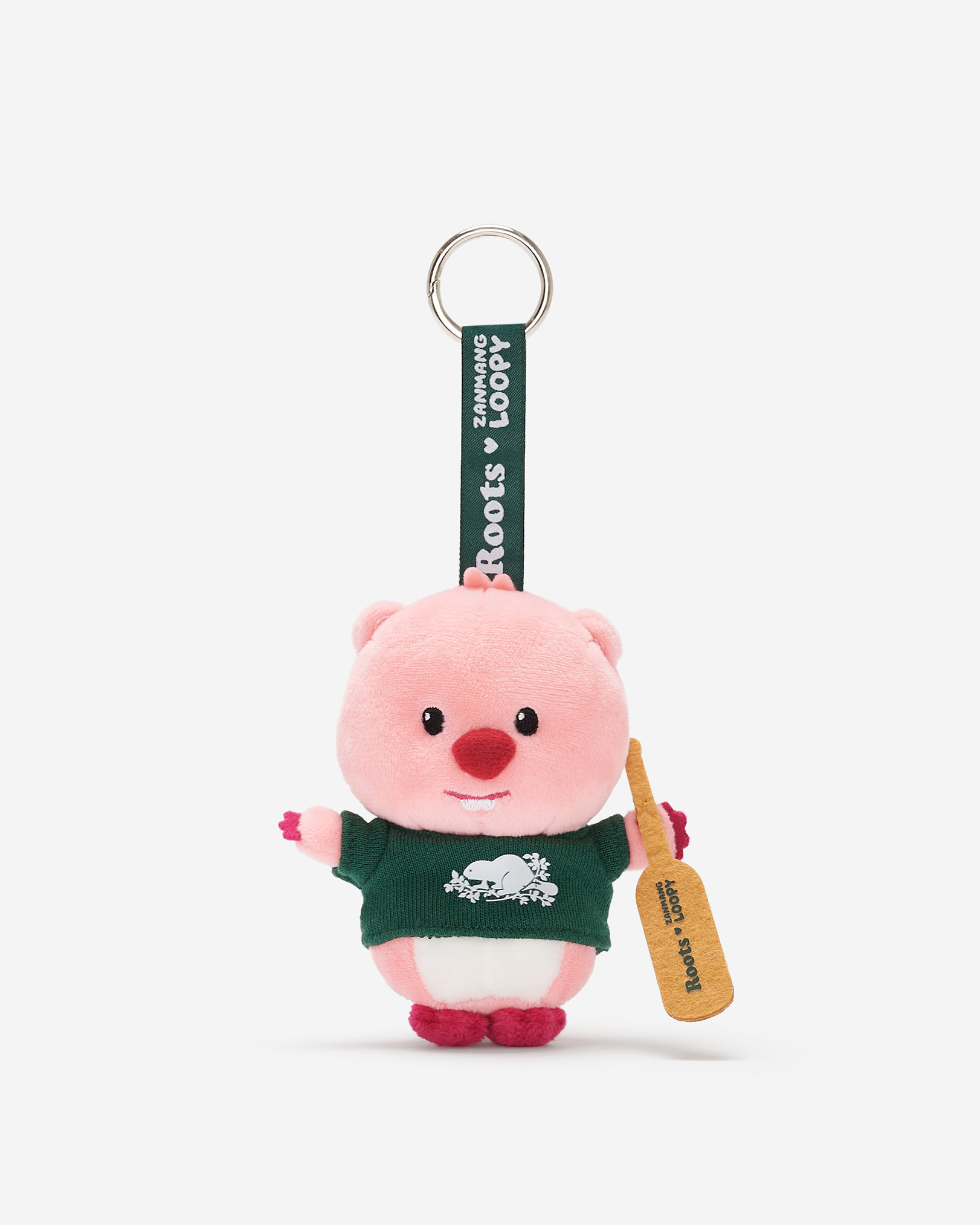 Roots X Zanmang Loopy Bag Charm - Bubble Pink Roots X Zanmang Loopy Bag Charm - Bubble Pink